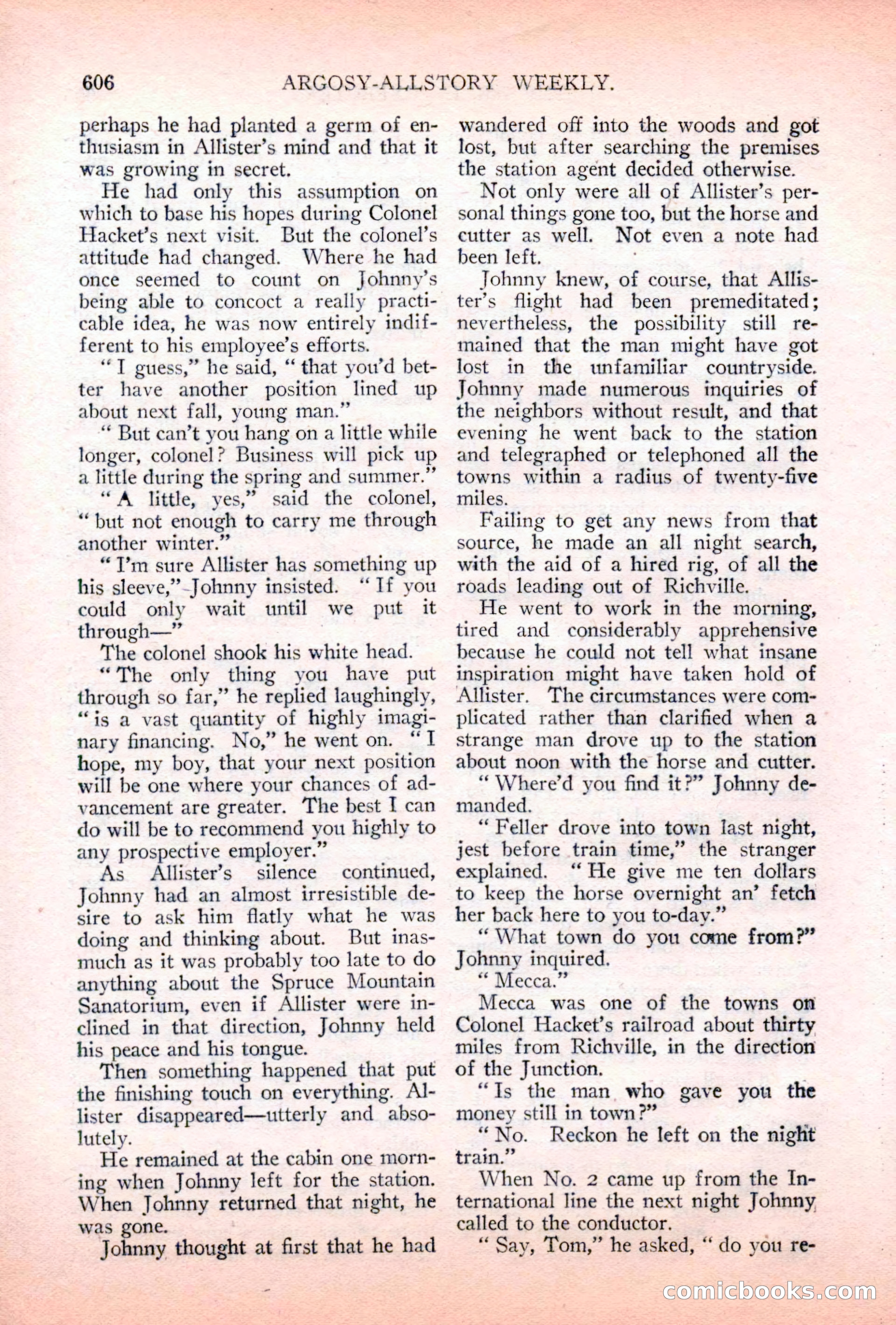 Argosy All-Story Weekly, May 5, 1928 — page 40 of 156