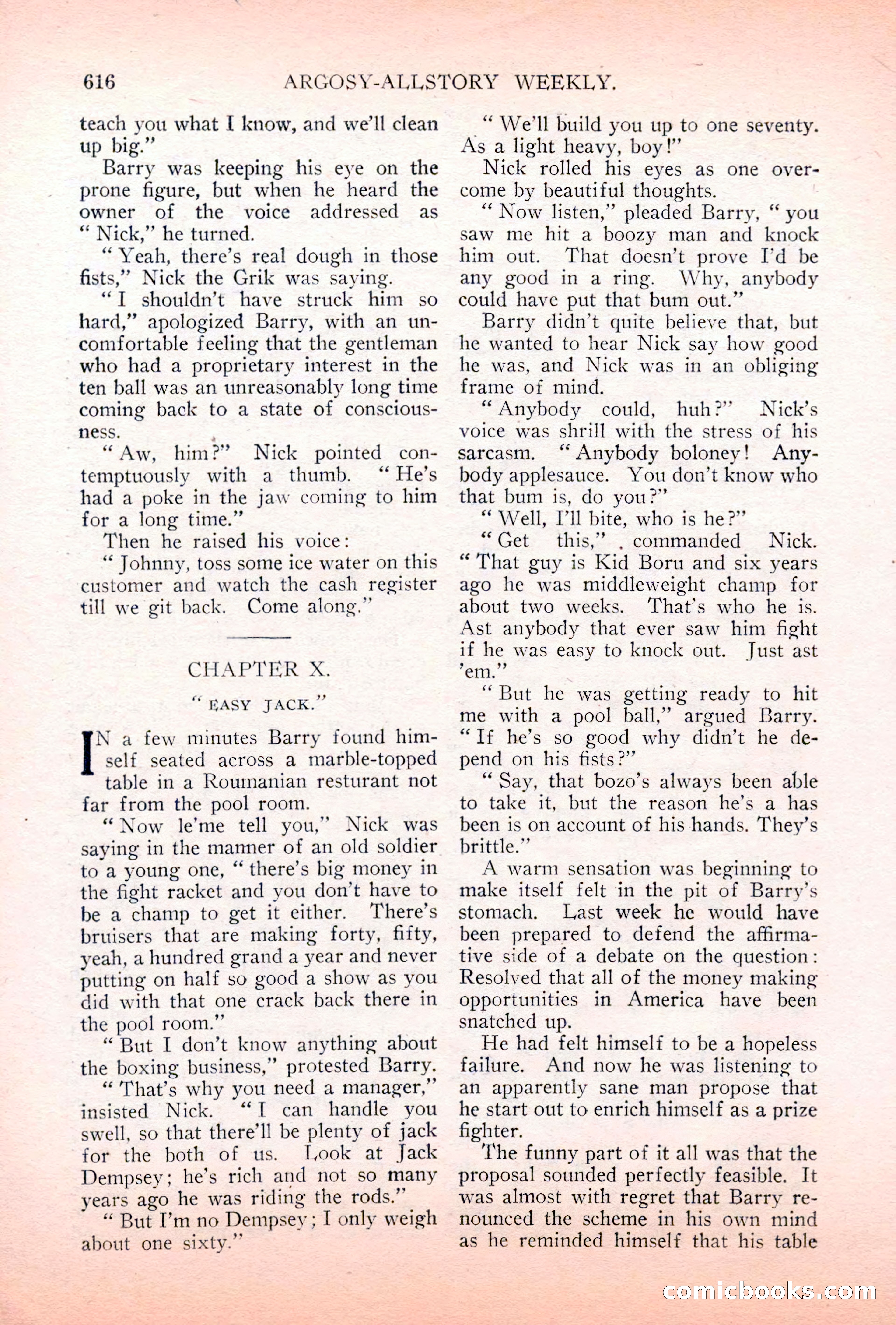 Argosy All-Story Weekly, May 5, 1928 — page 50 of 156