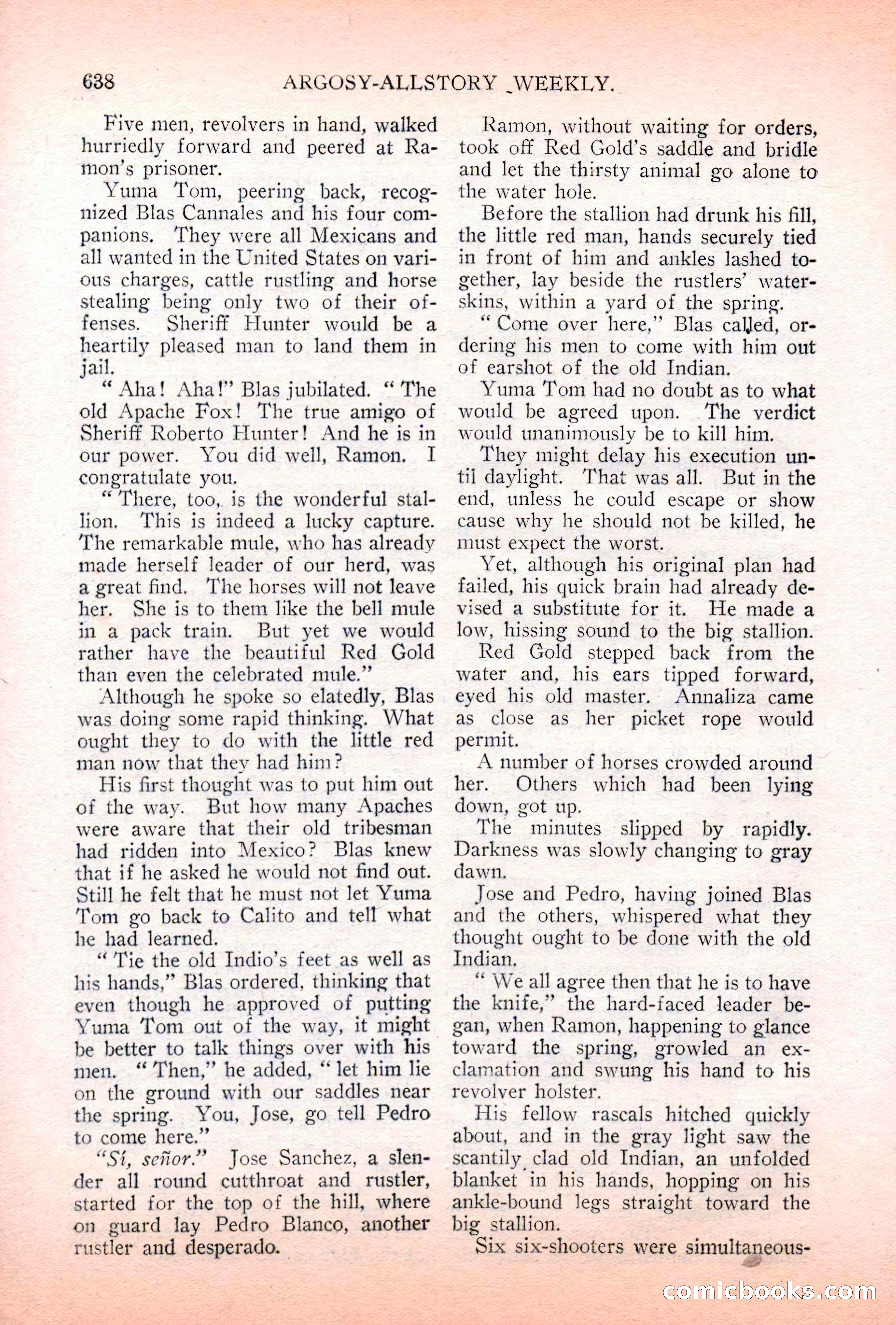 Argosy All-Story Weekly, May 5, 1928 — page 72 of 156