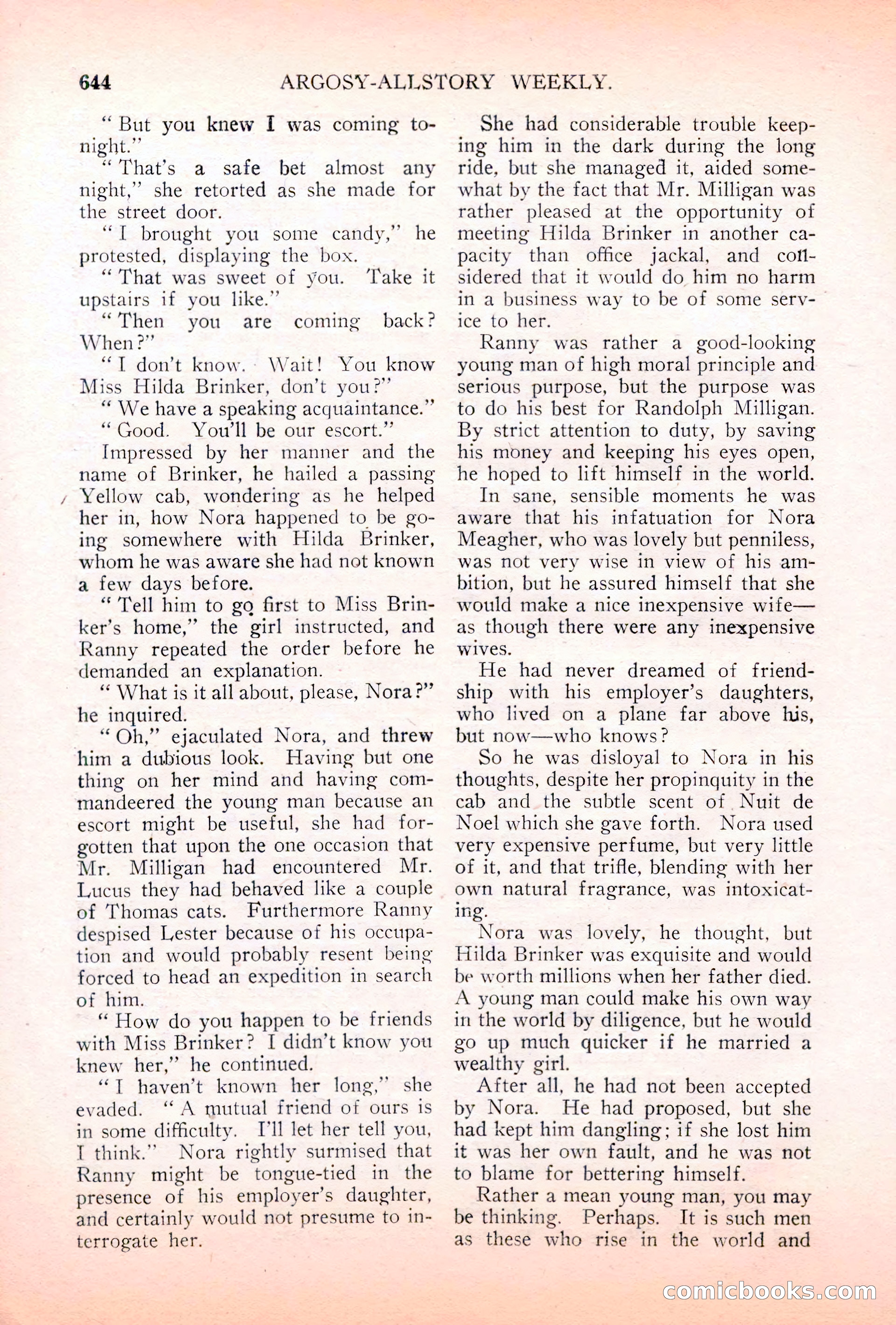 Argosy All-Story Weekly, May 5, 1928 — page 78 of 156