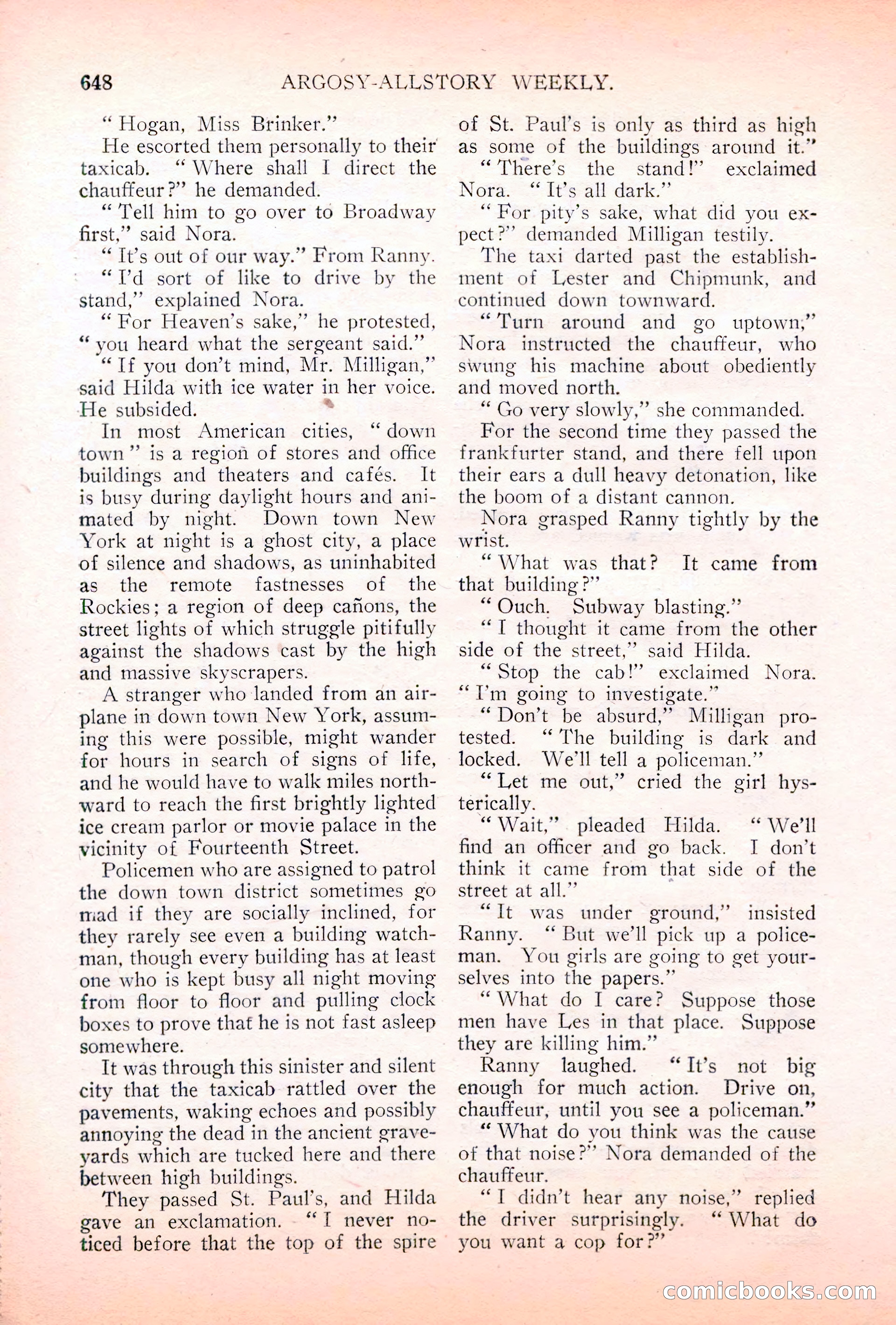 Argosy All-Story Weekly, May 5, 1928 — page 82 of 156
