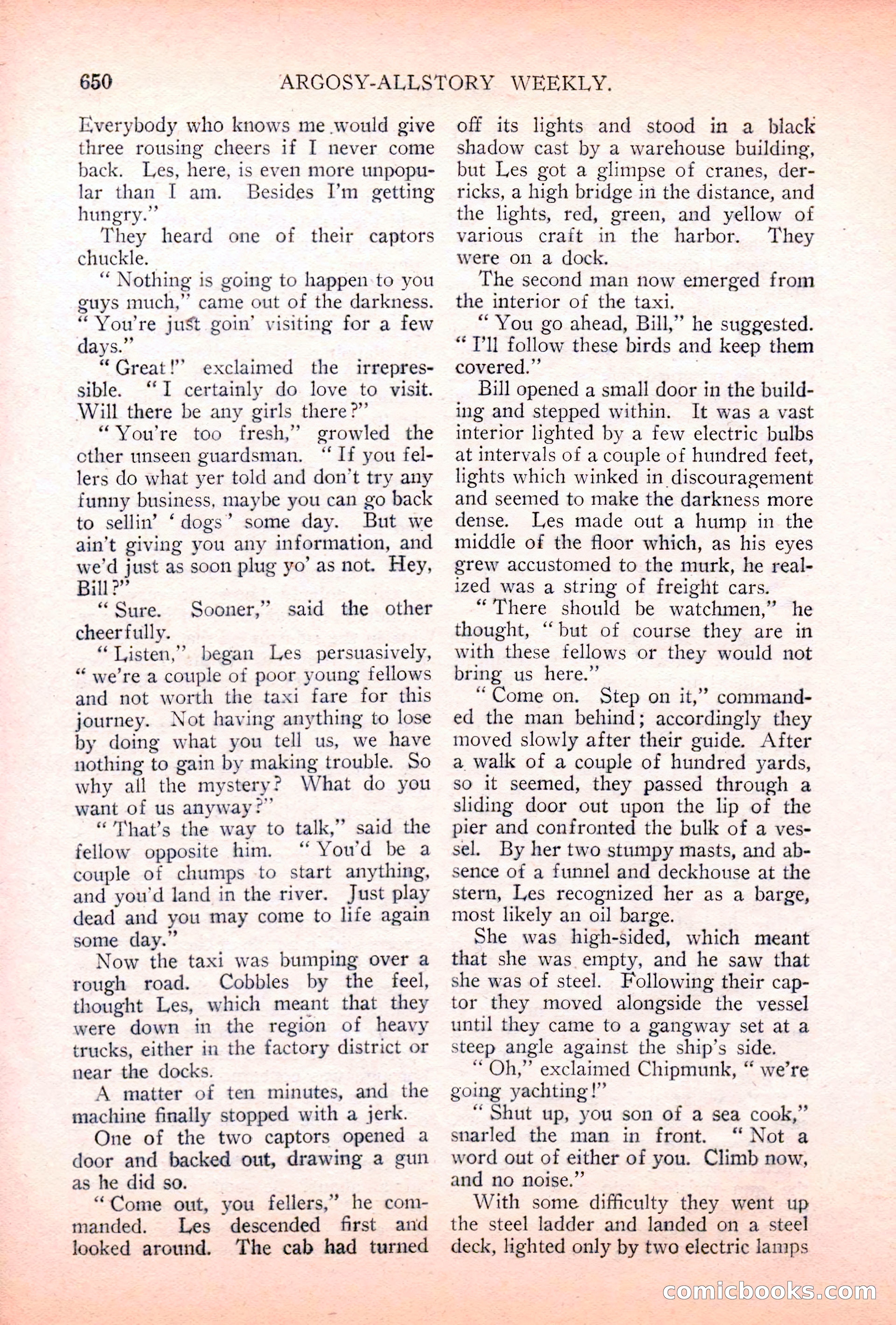 Argosy All-Story Weekly, May 5, 1928 — page 84 of 156