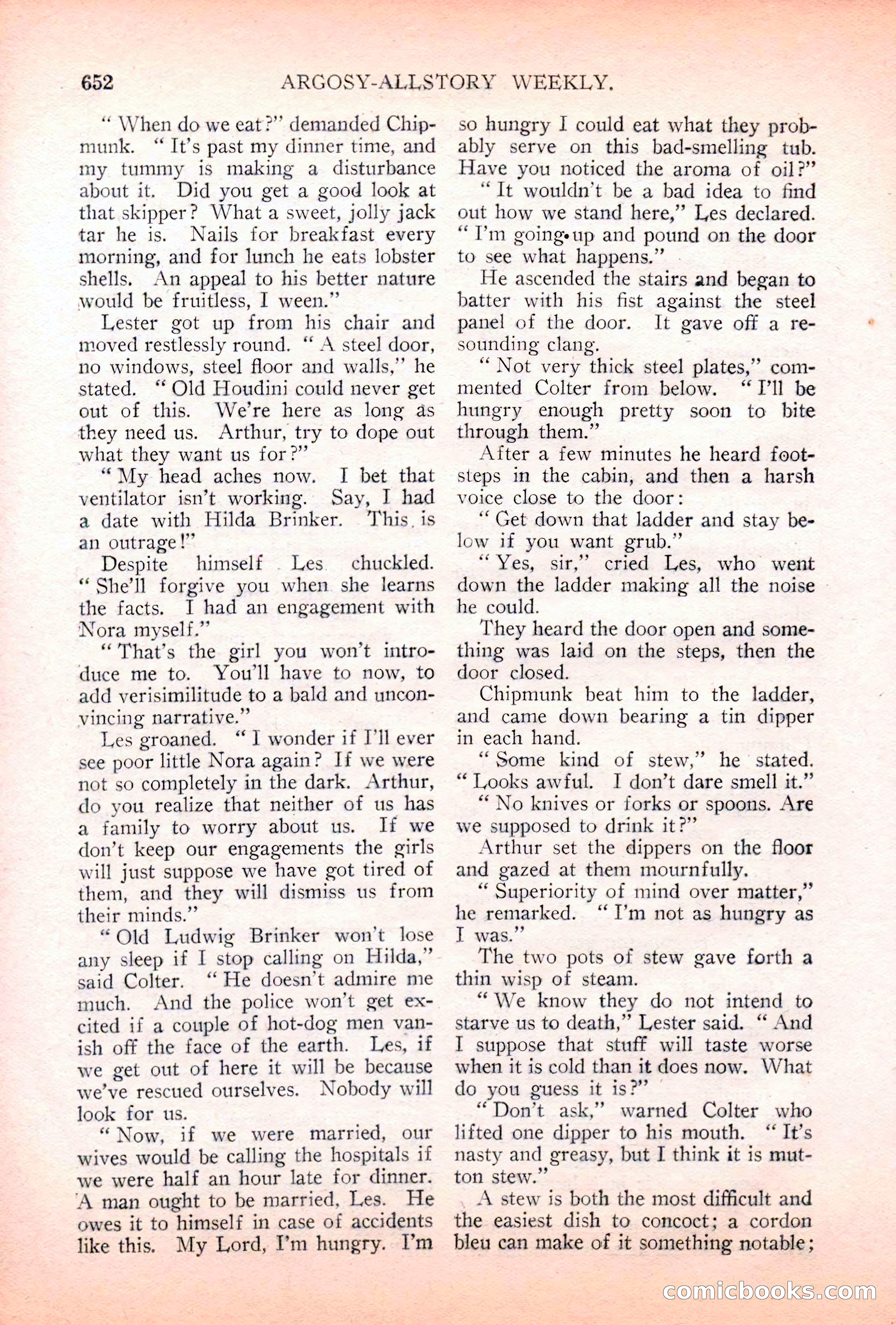 Argosy All-Story Weekly, May 5, 1928 — page 86 of 156