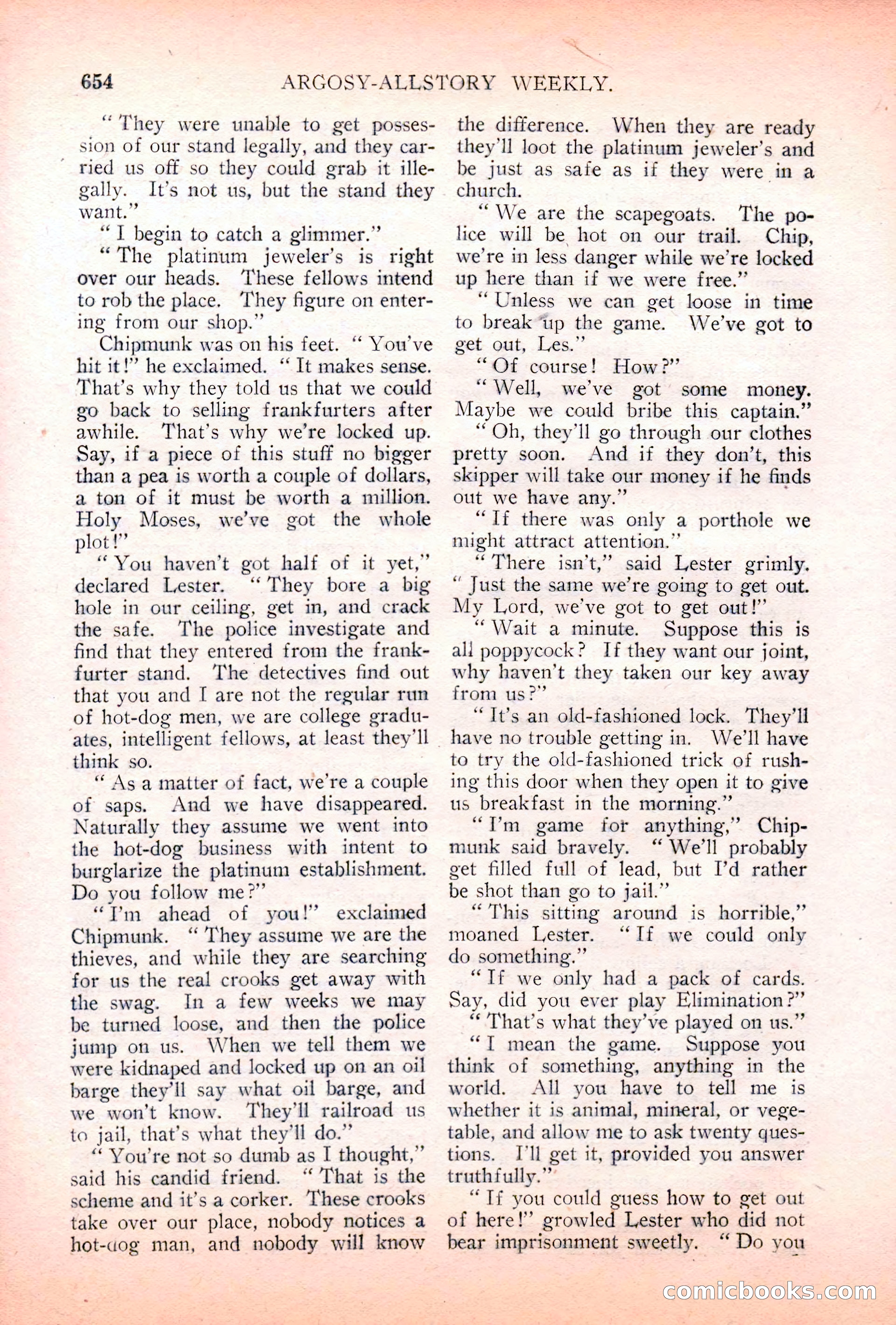 Argosy All-Story Weekly, May 5, 1928 — page 88 of 156