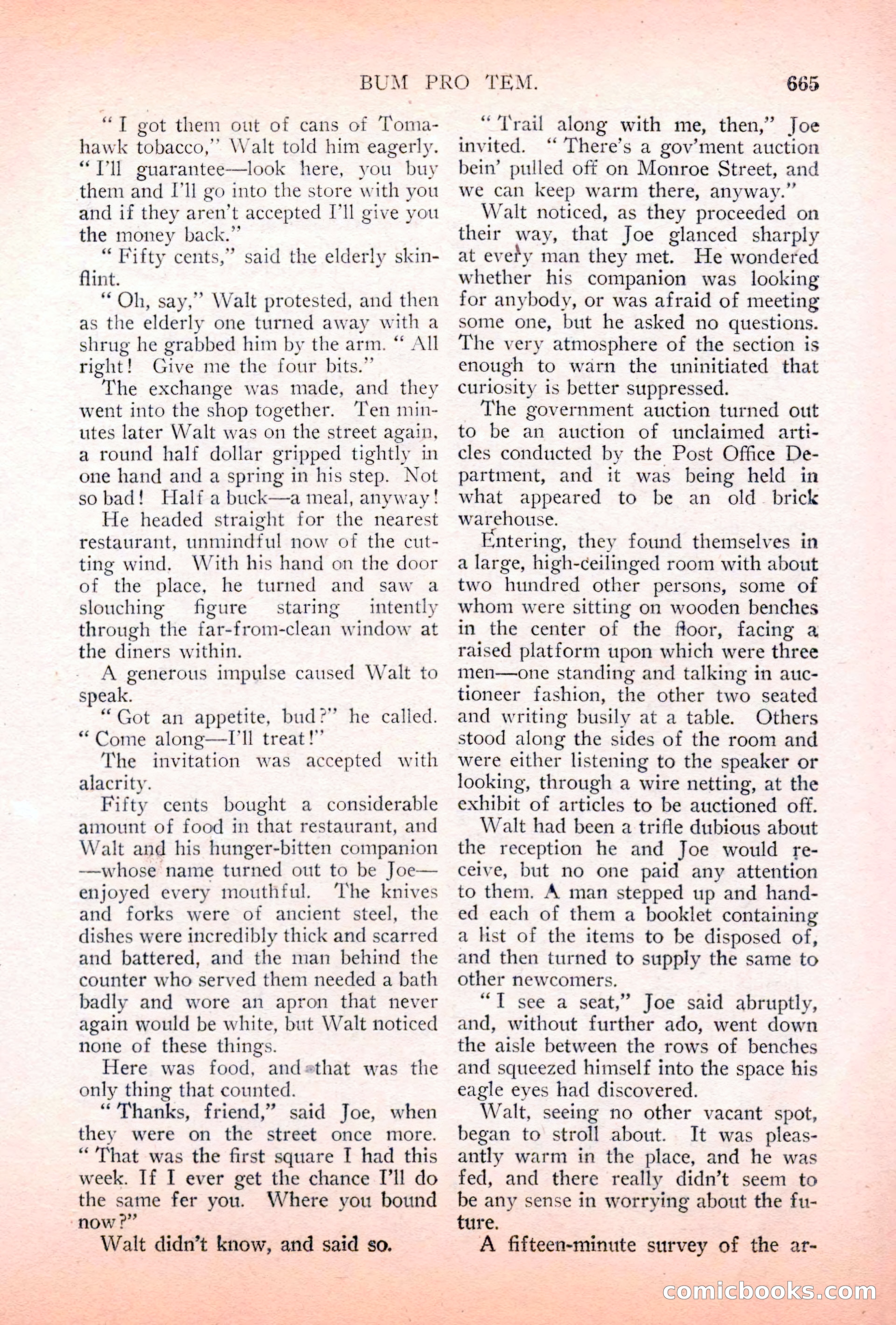 Argosy All-Story Weekly, May 5, 1928 — page 99 of 156