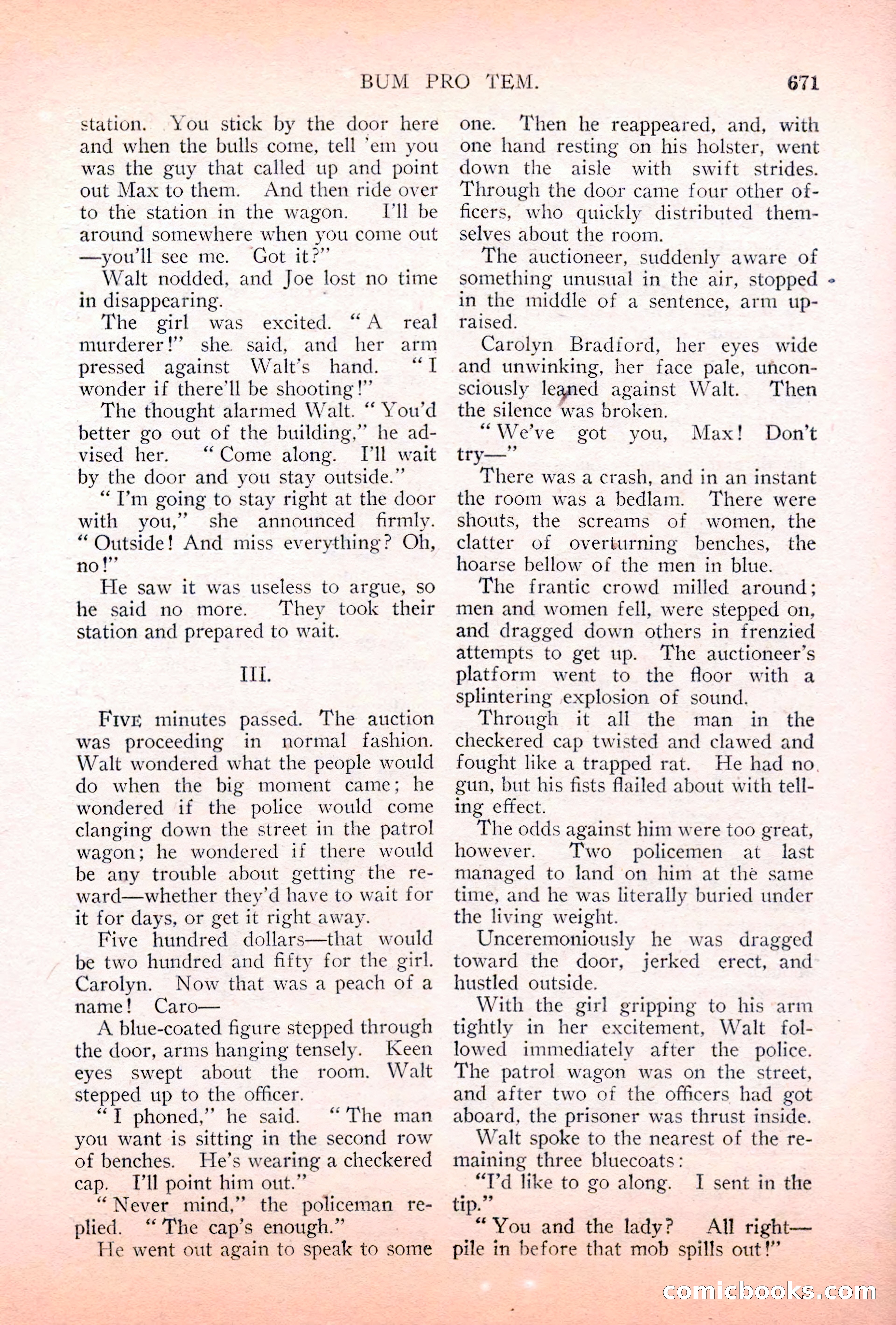 Argosy All-Story Weekly, May 5, 1928 — page 105 of 156