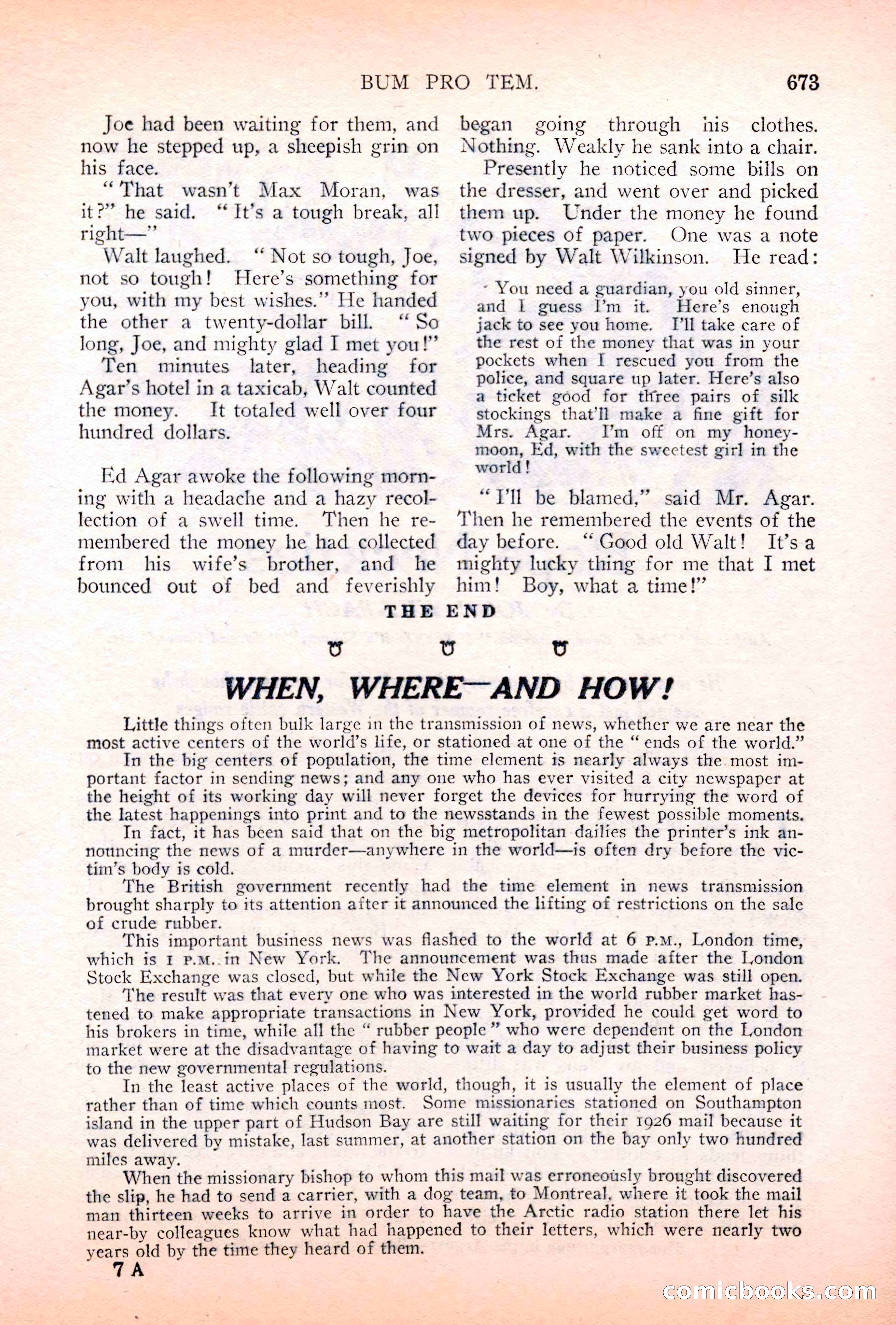 Argosy All-Story Weekly, May 5, 1928 — page 107 of 156