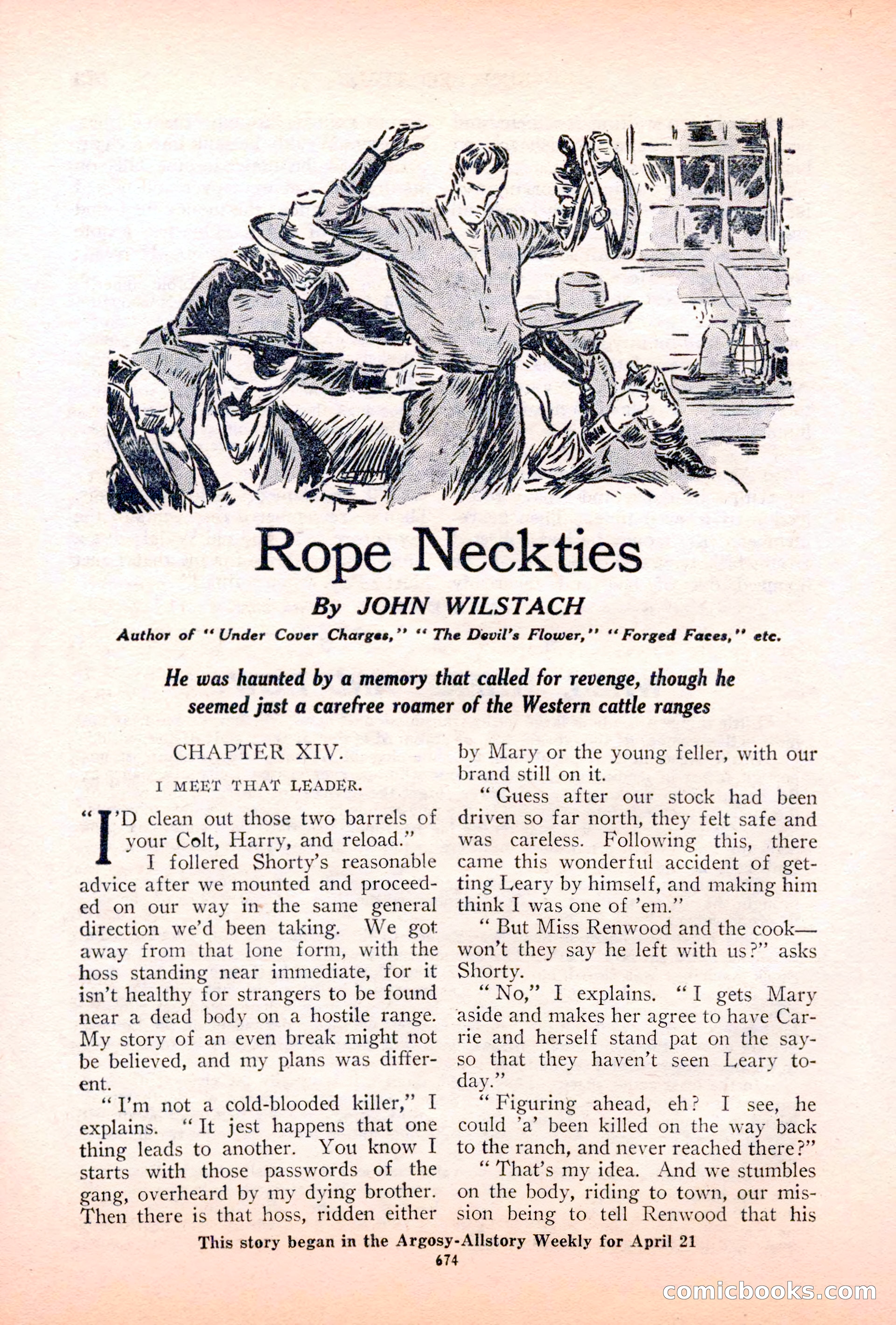 Argosy All-Story Weekly, May 5, 1928 — page 108 of 156