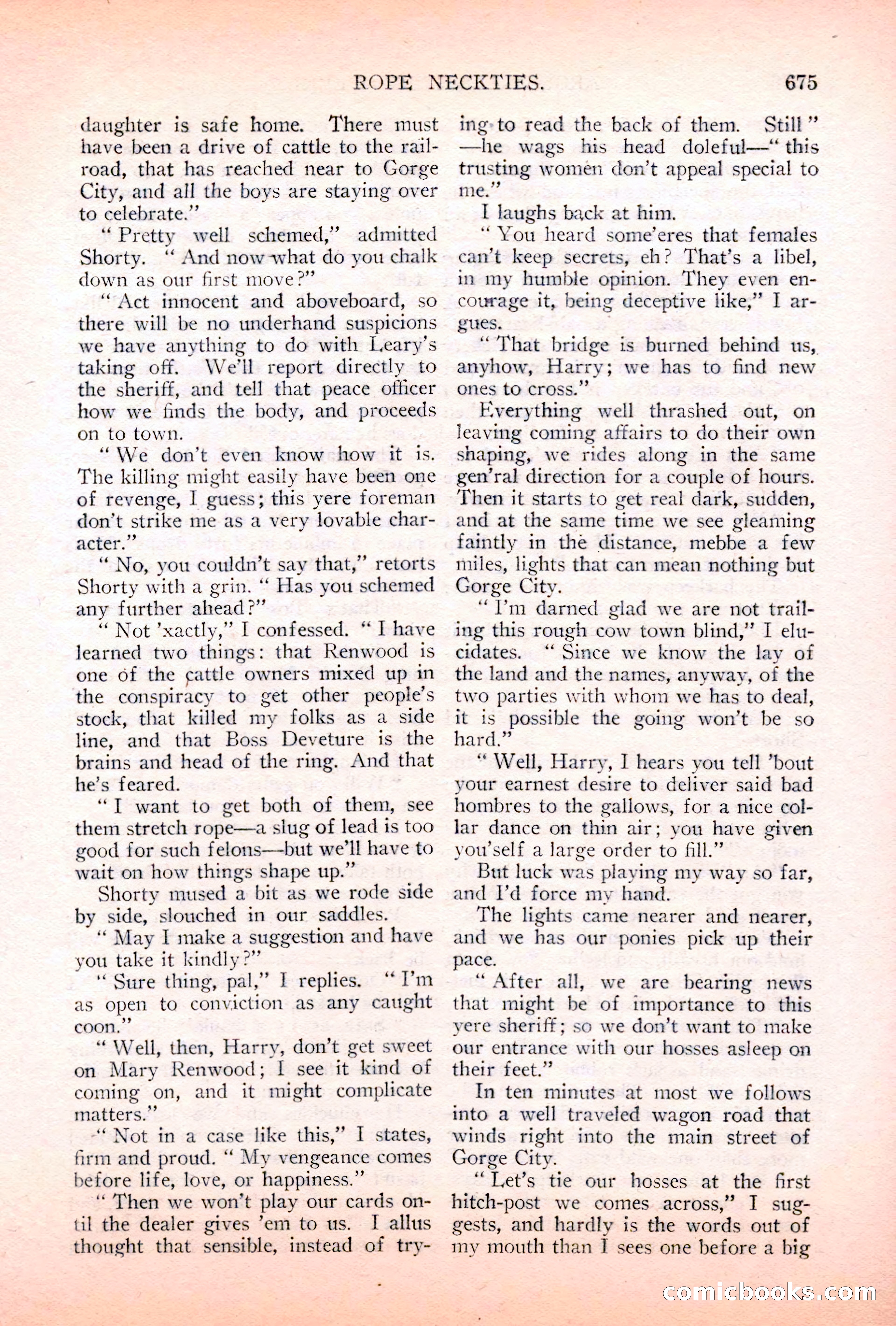 Argosy All-Story Weekly, May 5, 1928 — page 109 of 156