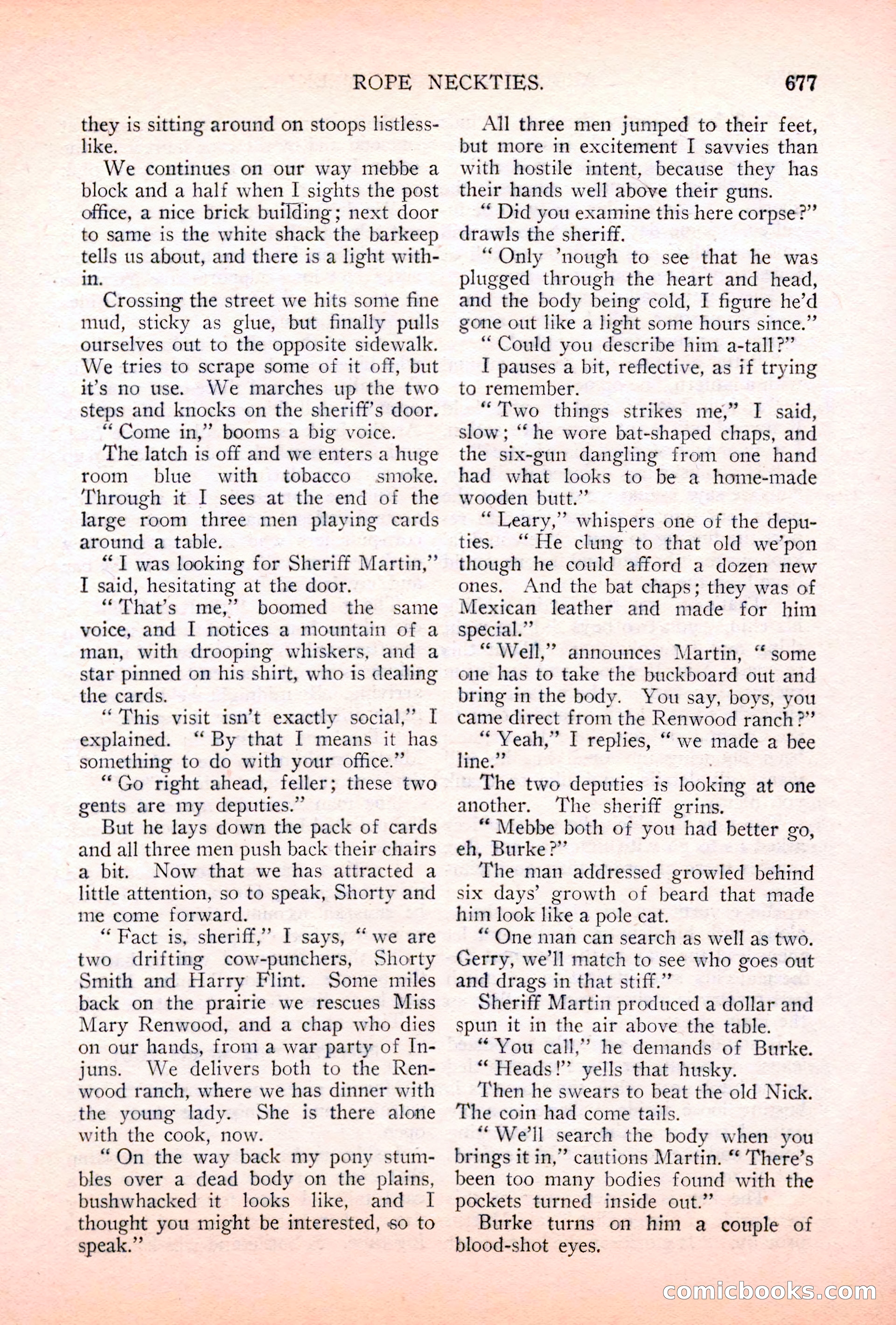 Argosy All-Story Weekly, May 5, 1928 — page 111 of 156