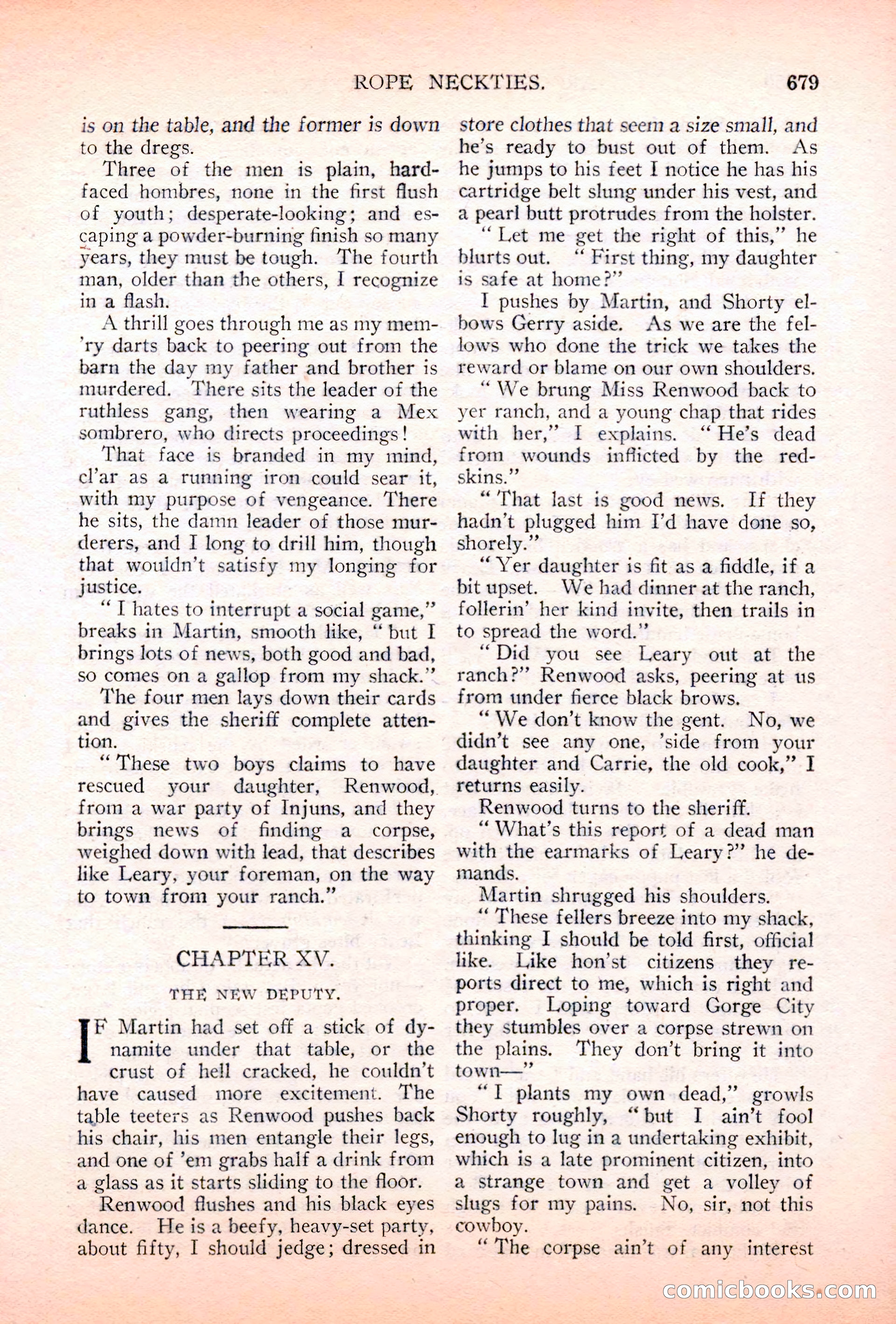 Argosy All-Story Weekly, May 5, 1928 — page 113 of 156