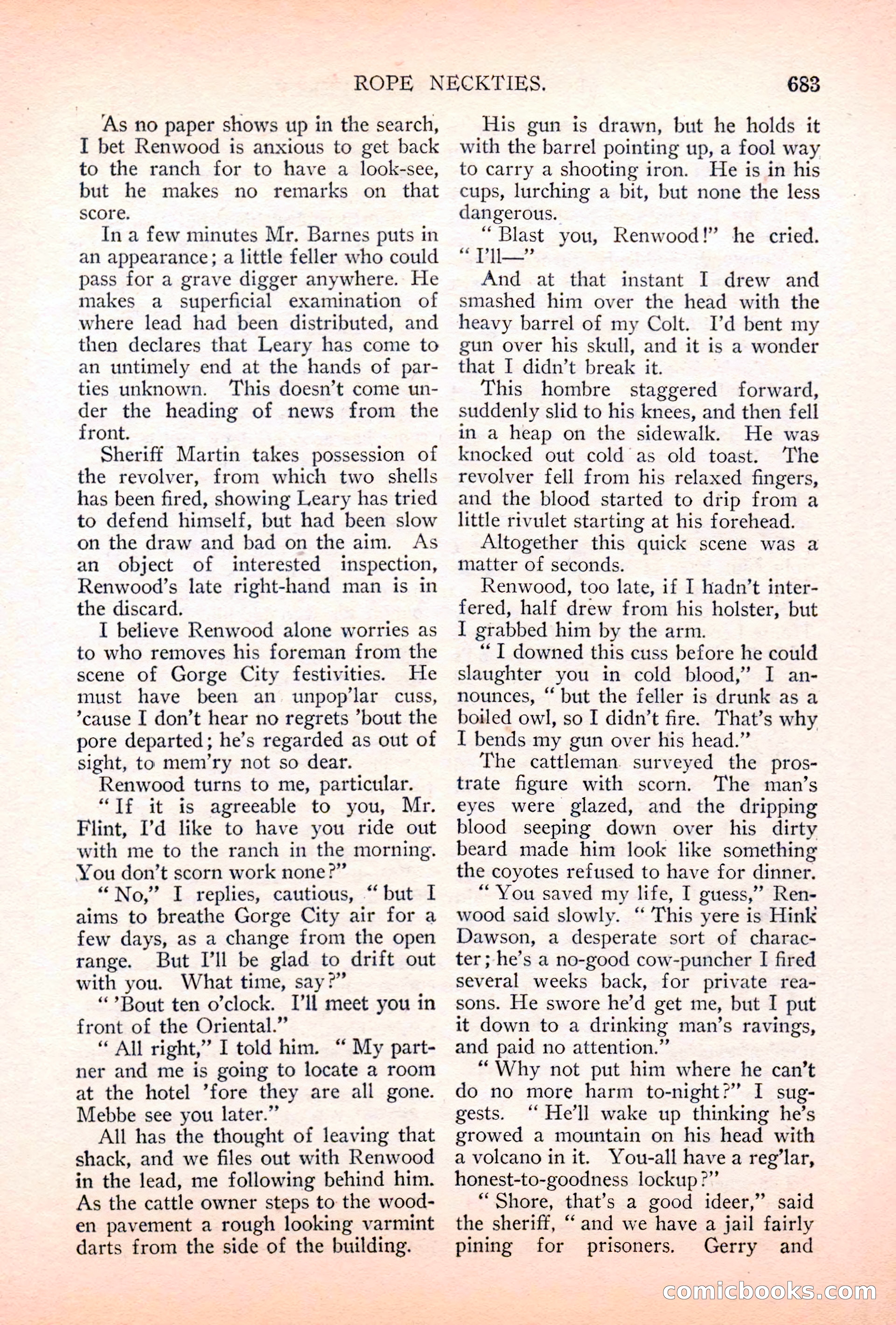 Argosy All-Story Weekly, May 5, 1928 — page 117 of 156