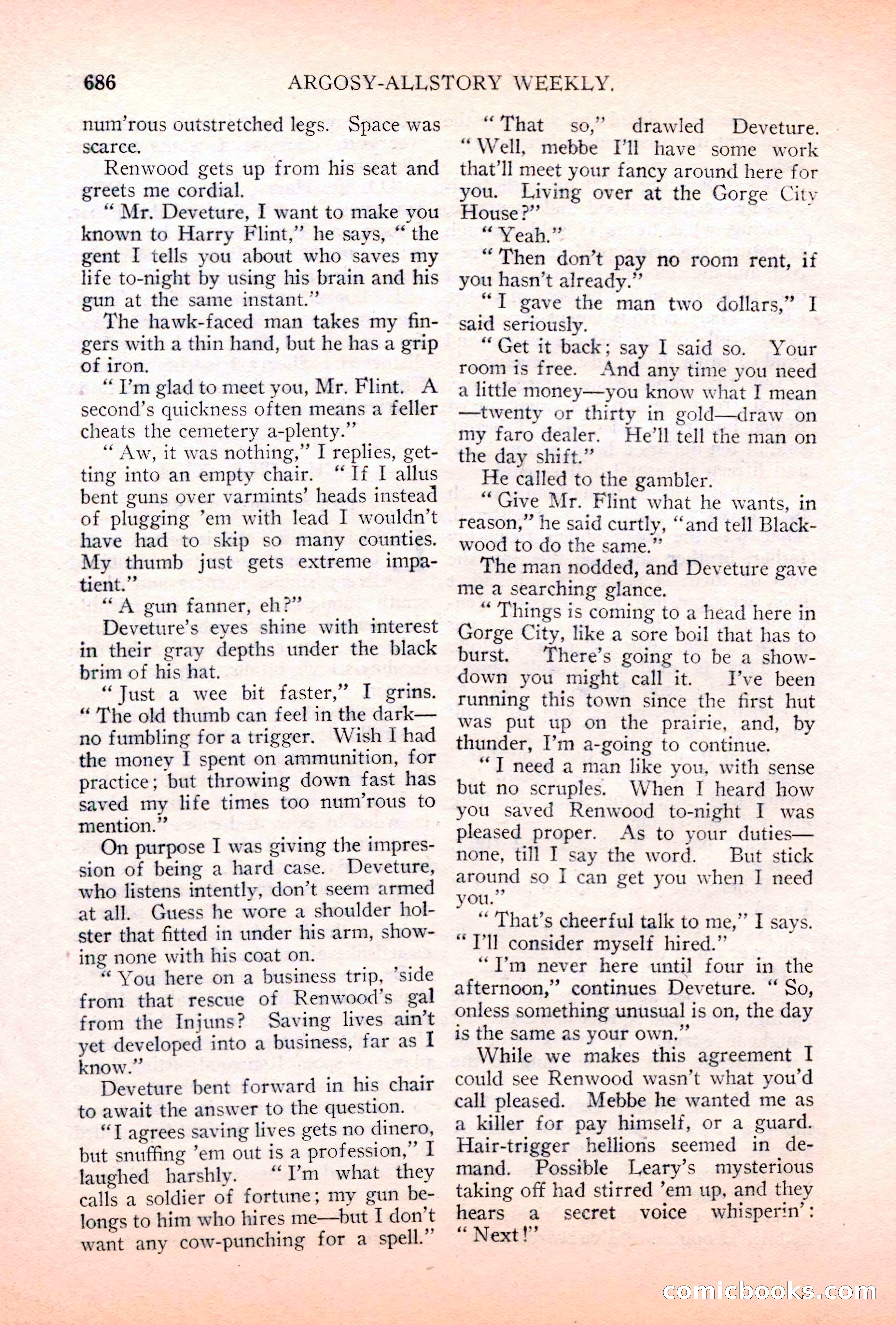 Argosy All-Story Weekly, May 5, 1928 — page 120 of 156