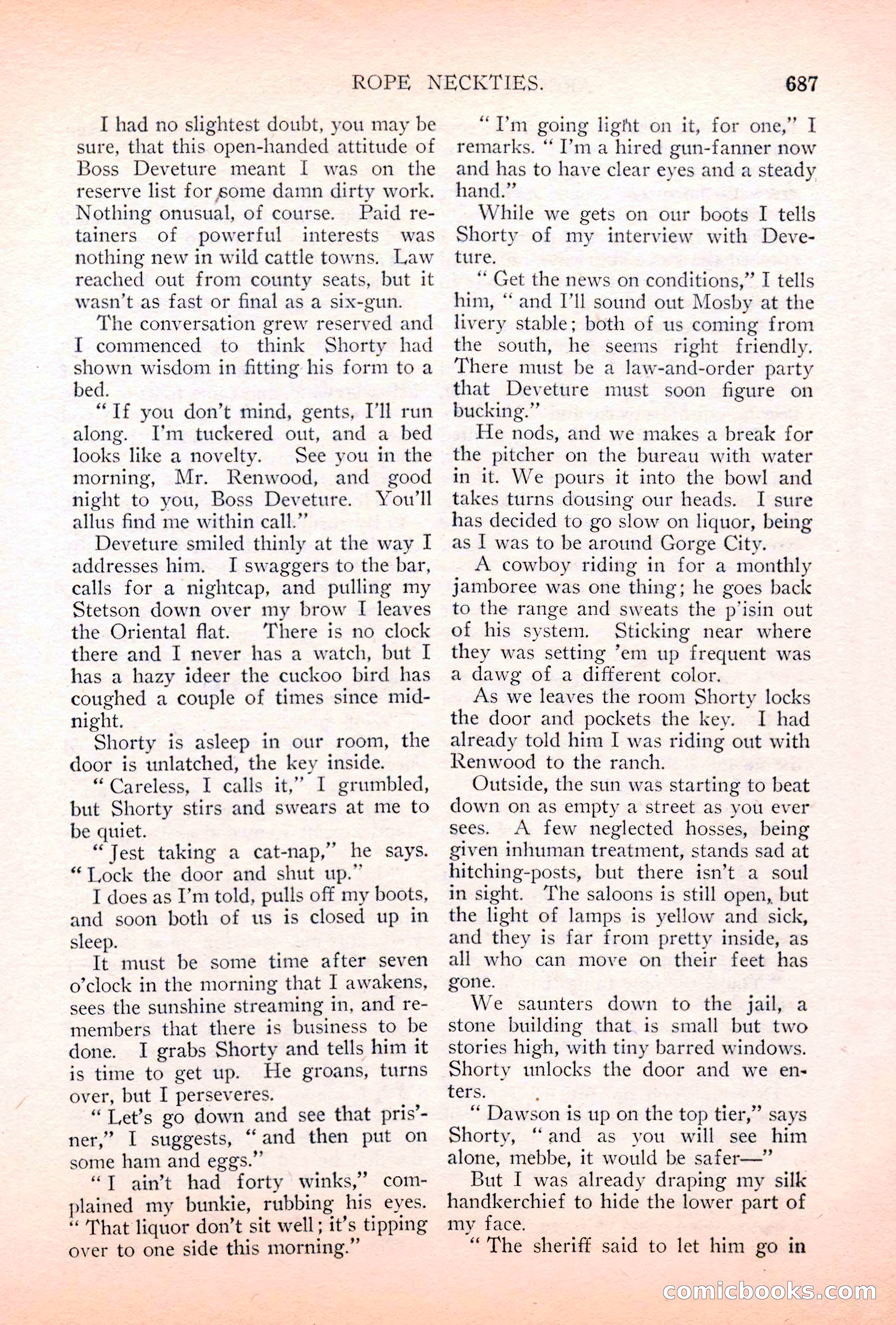 Argosy All-Story Weekly, May 5, 1928 — page 121 of 156