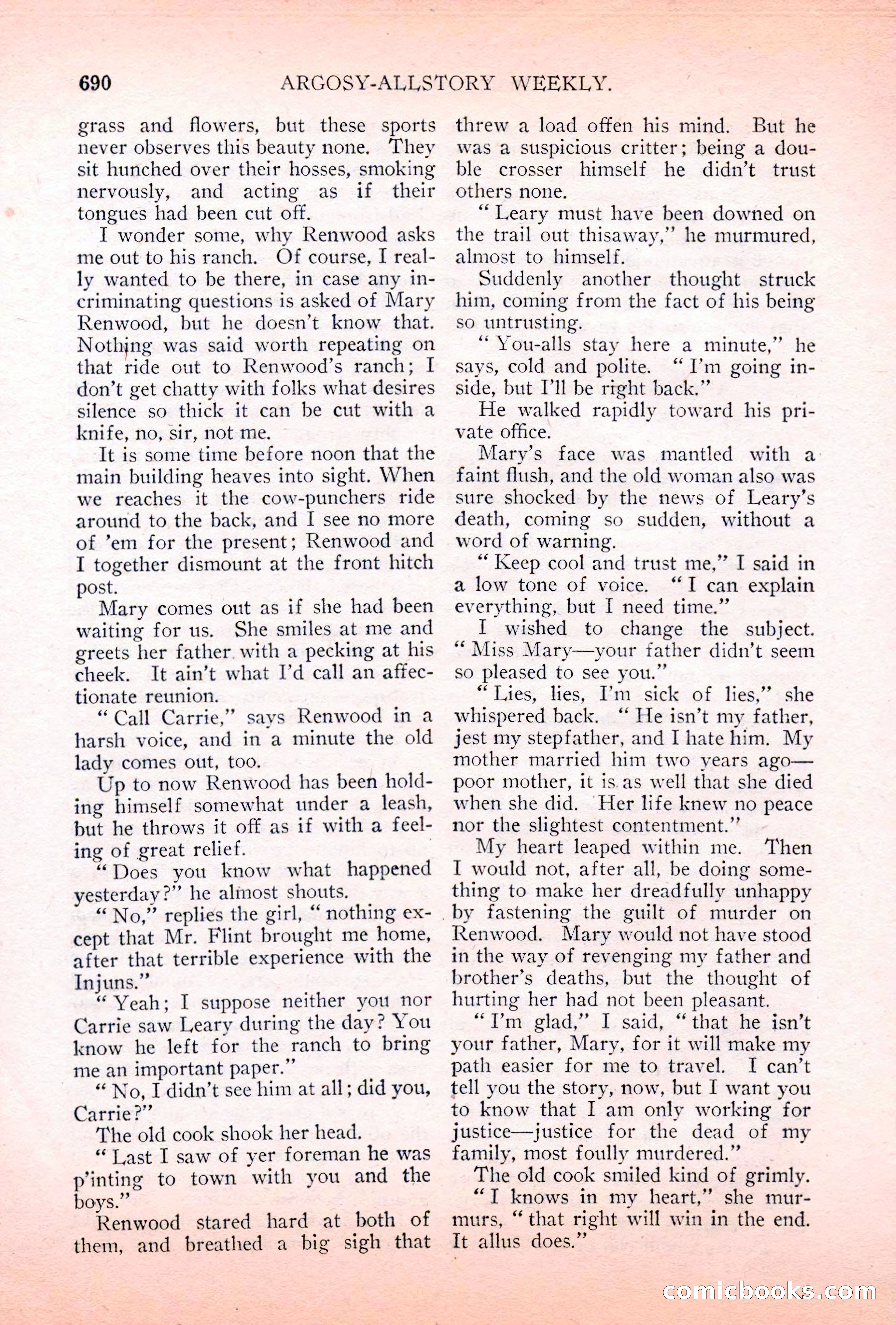 Argosy All-Story Weekly, May 5, 1928 — page 124 of 156