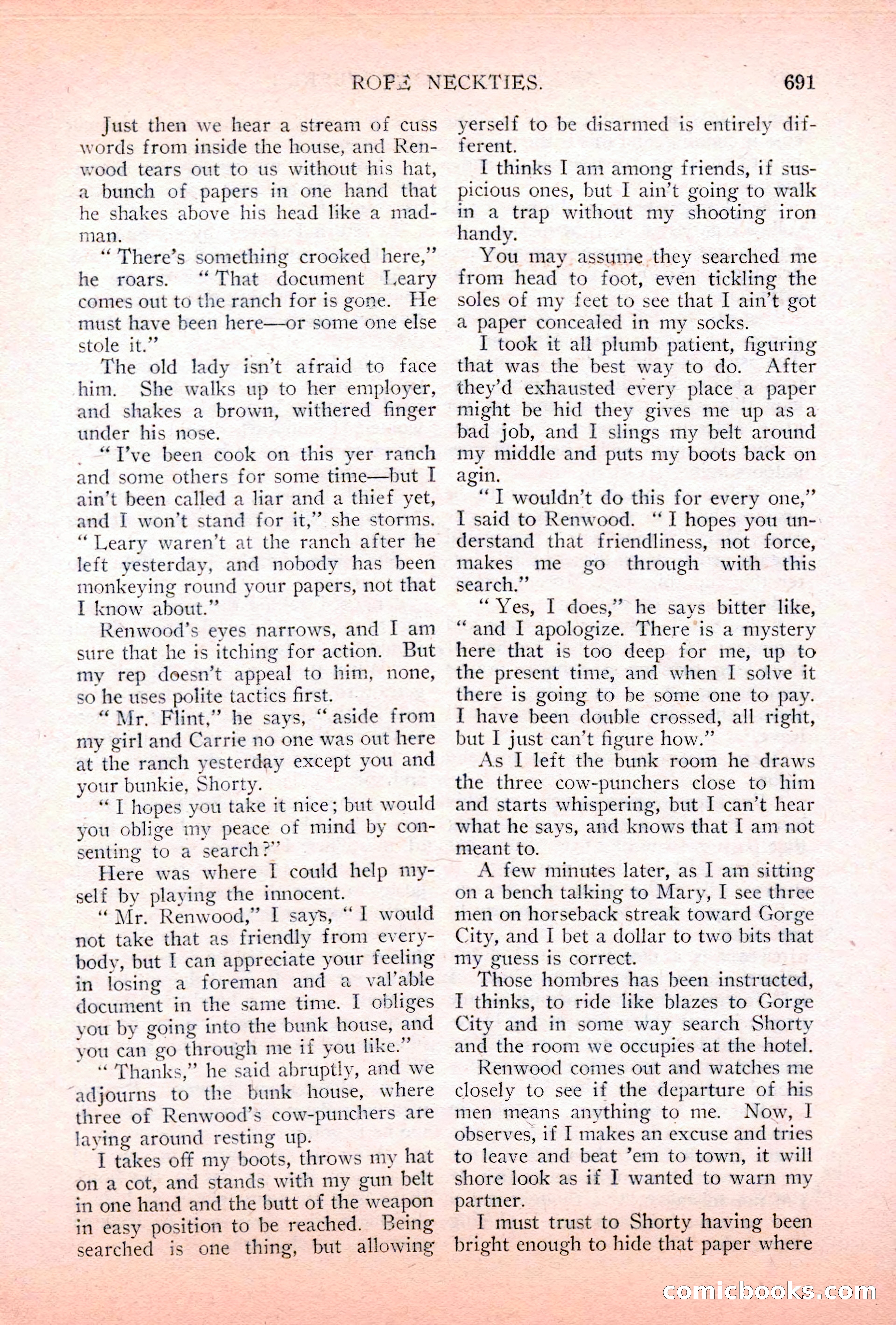 Argosy All-Story Weekly, May 5, 1928 — page 125 of 156