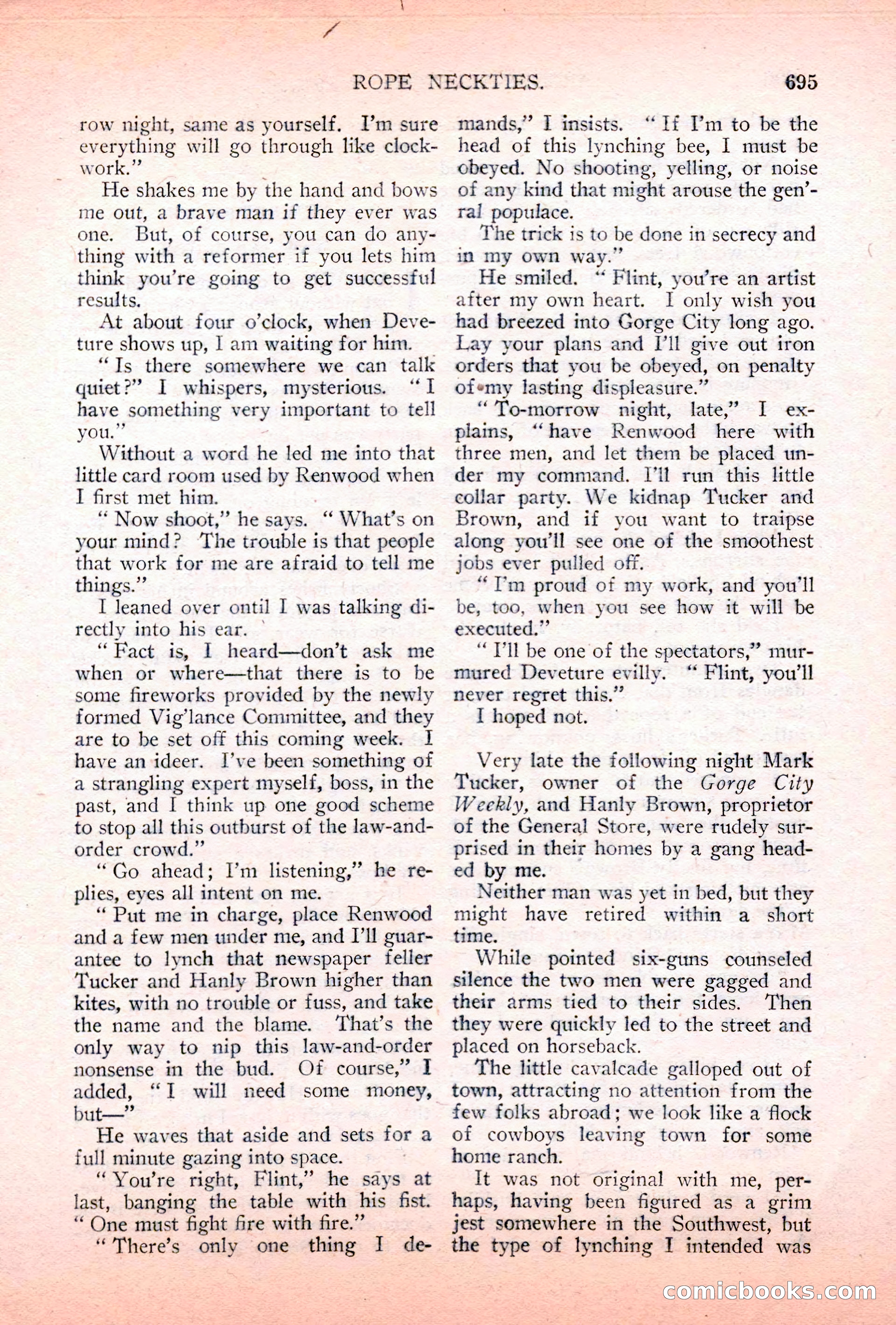 Argosy All-Story Weekly, May 5, 1928 — page 129 of 156