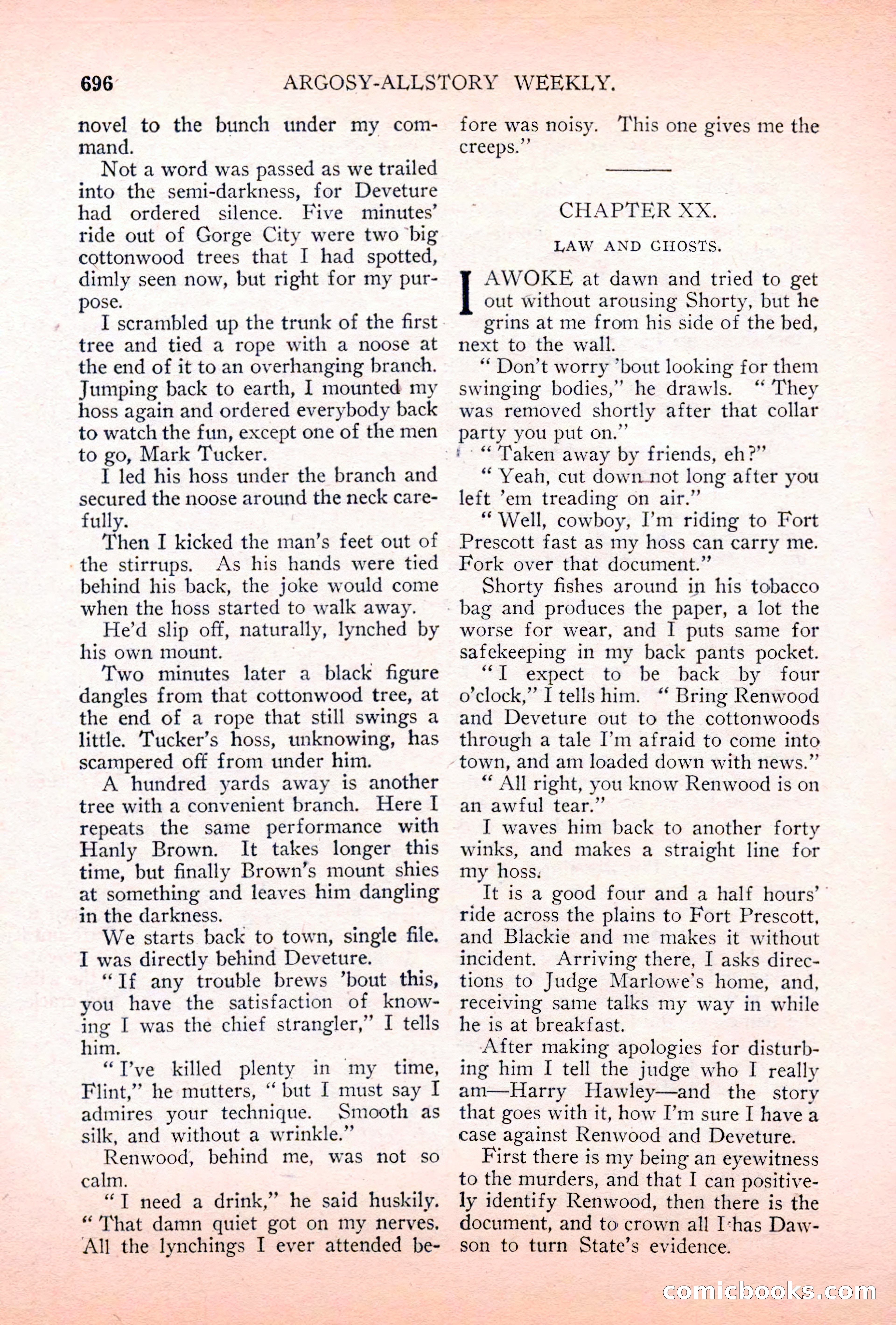 Argosy All-Story Weekly, May 5, 1928 — page 130 of 156