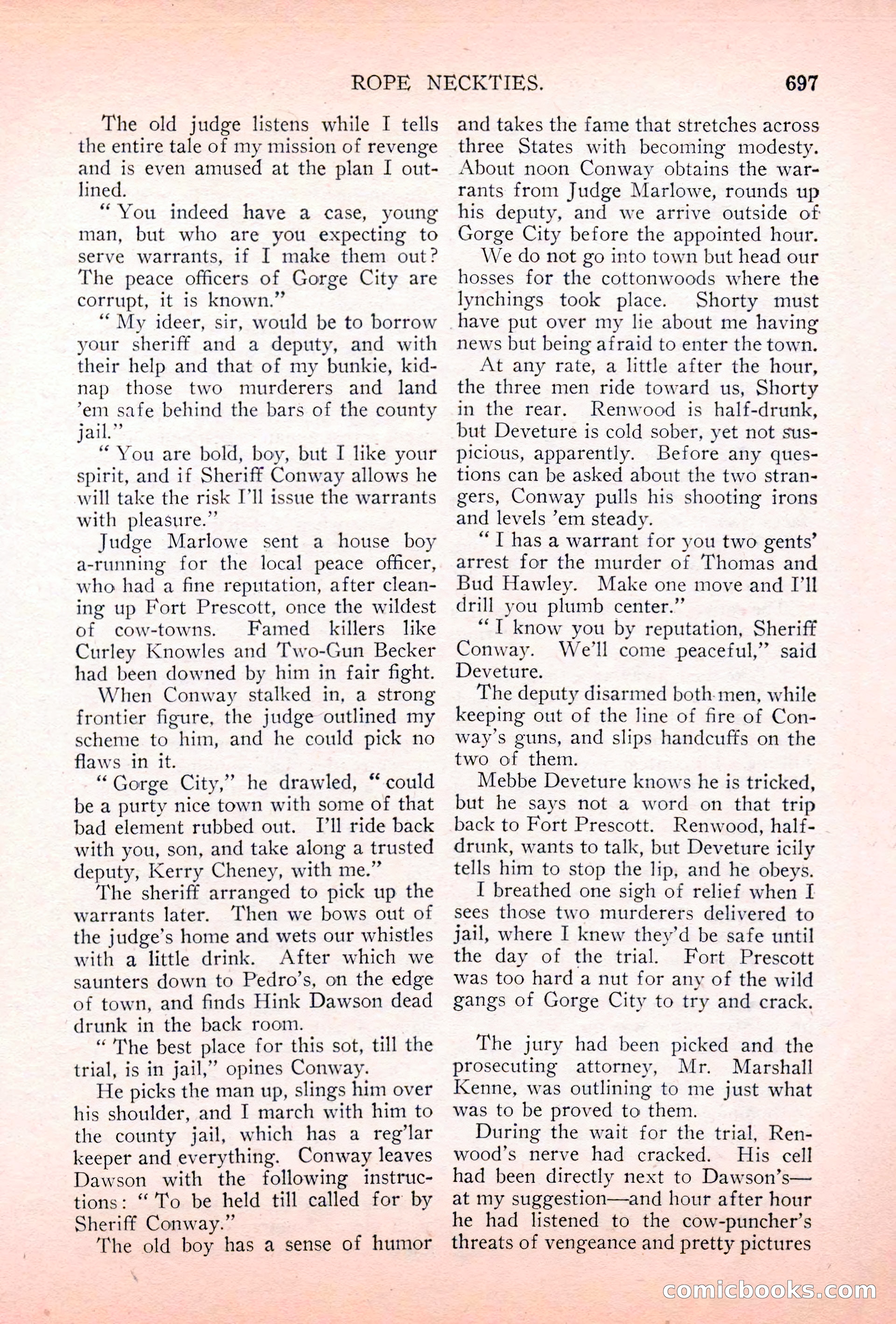 Argosy All-Story Weekly, May 5, 1928 — page 131 of 156