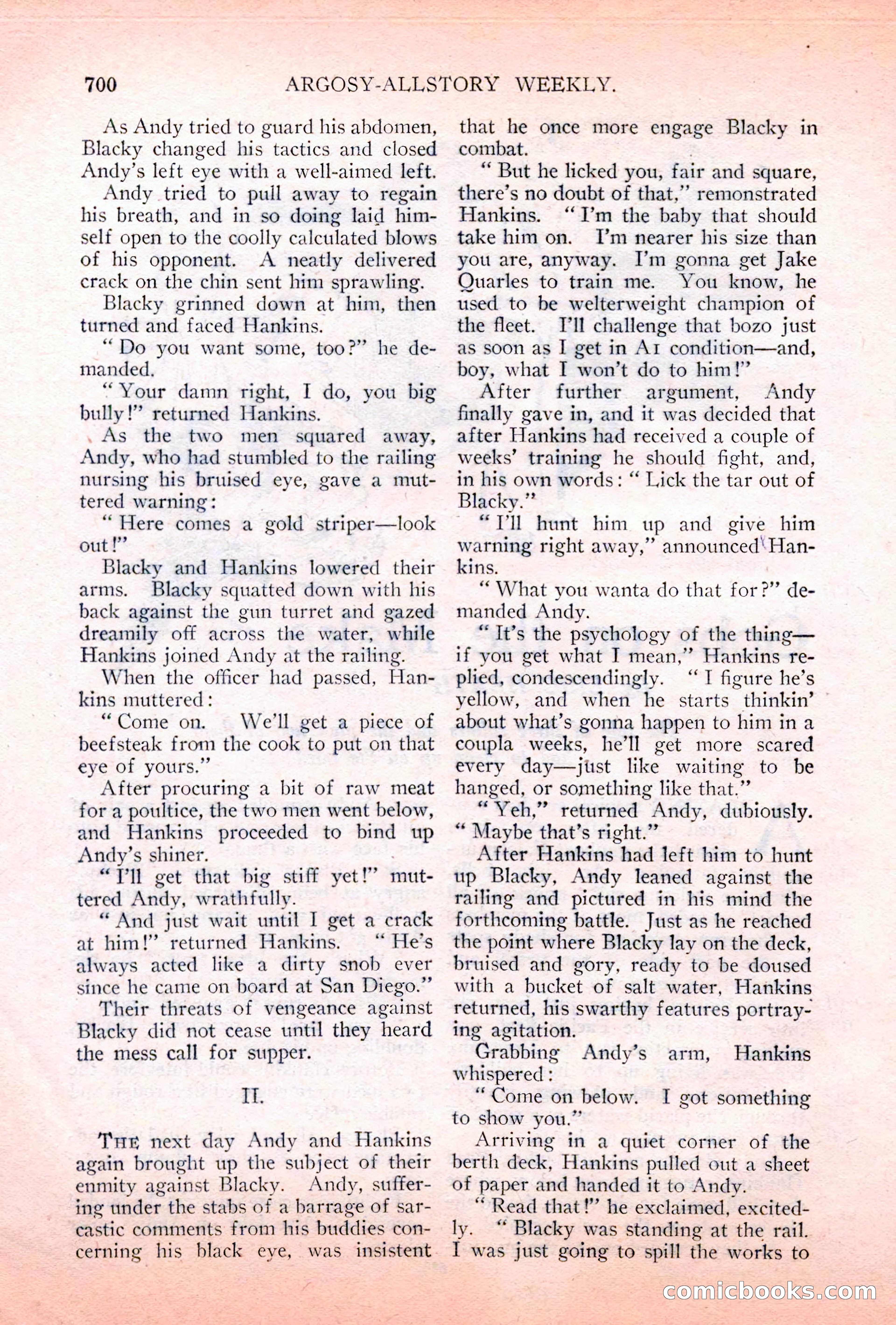 Argosy All-Story Weekly, May 5, 1928 — page 134 of 156
