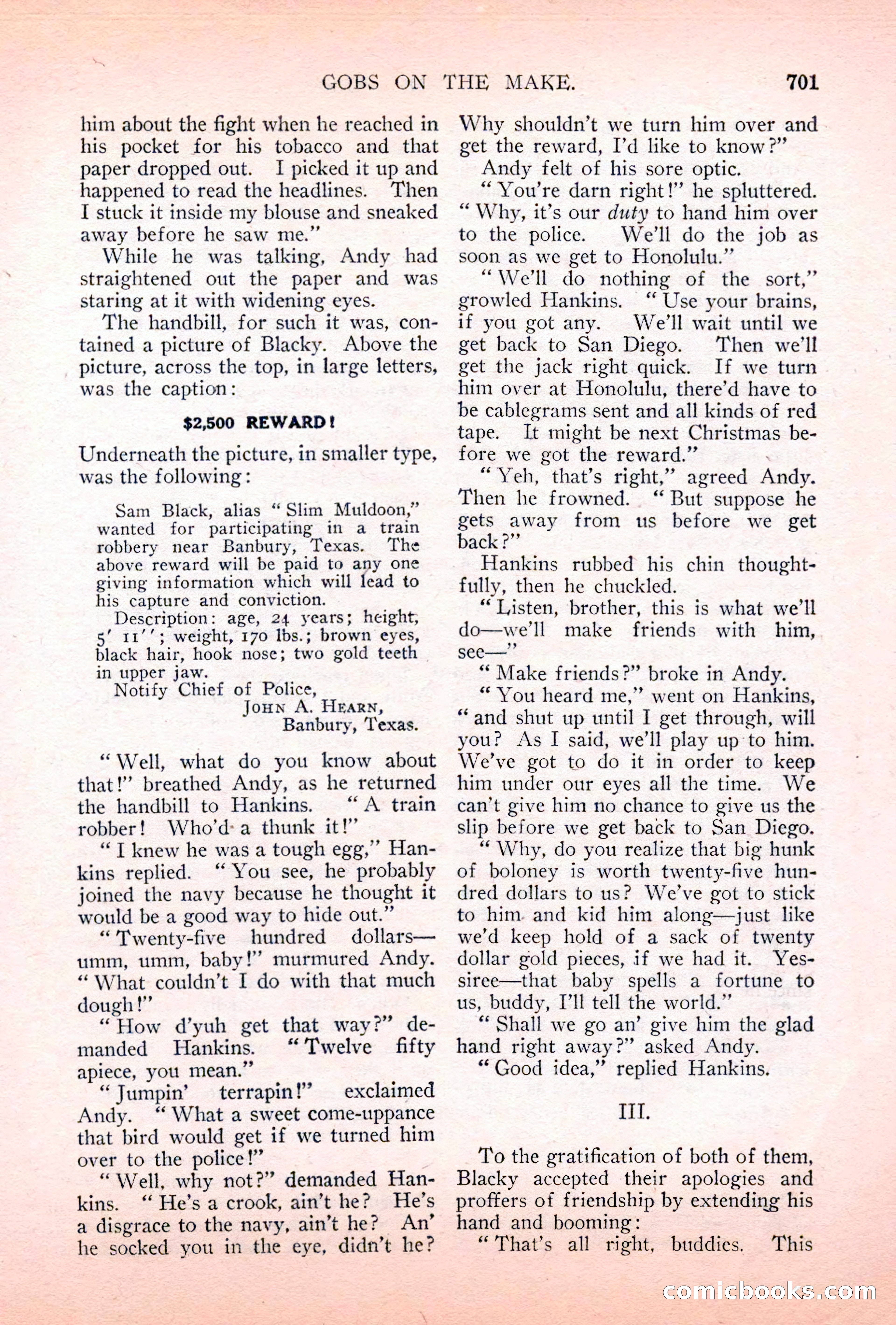 Argosy All-Story Weekly, May 5, 1928 — page 135 of 156
