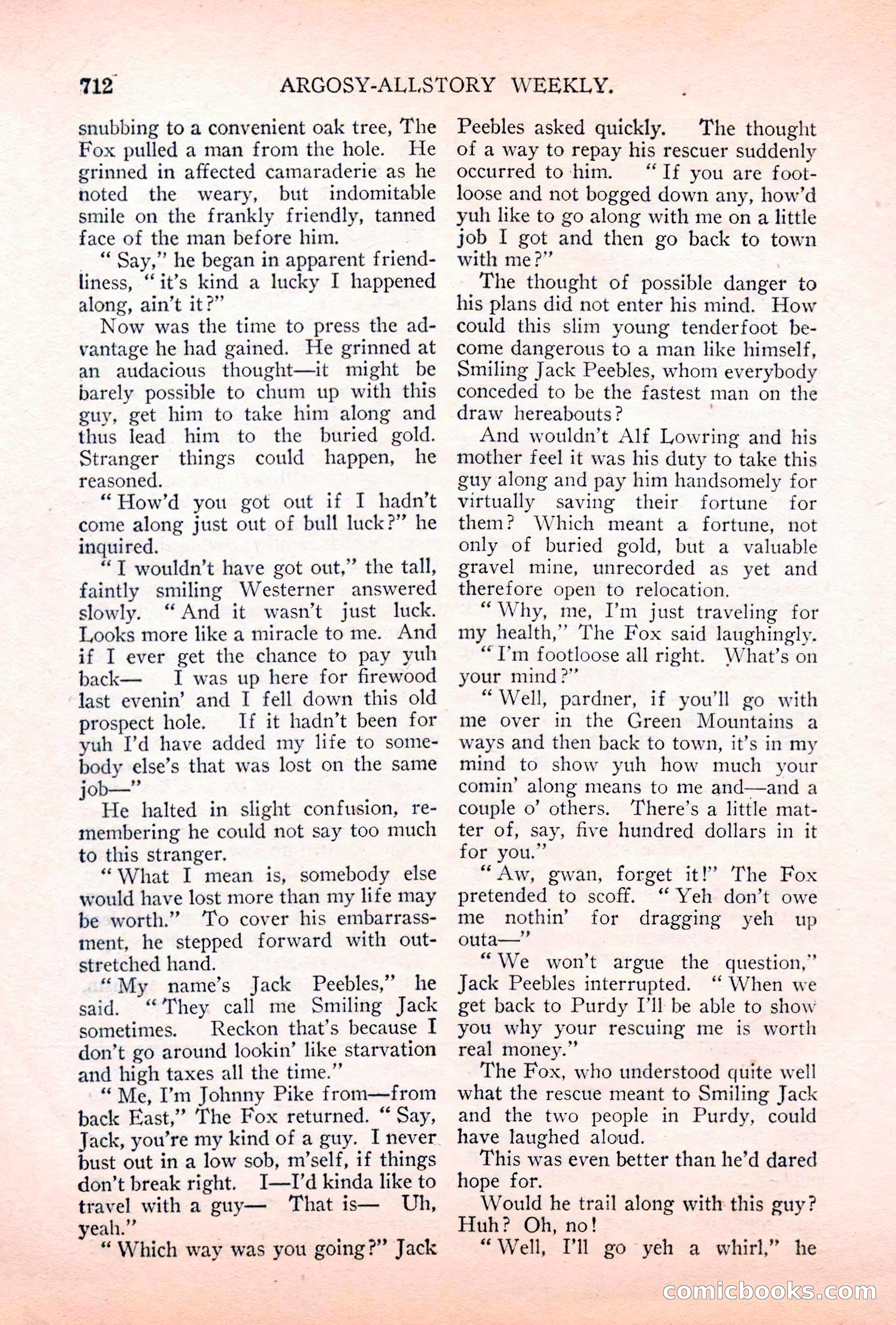 Argosy All-Story Weekly, May 5, 1928 — page 146 of 156