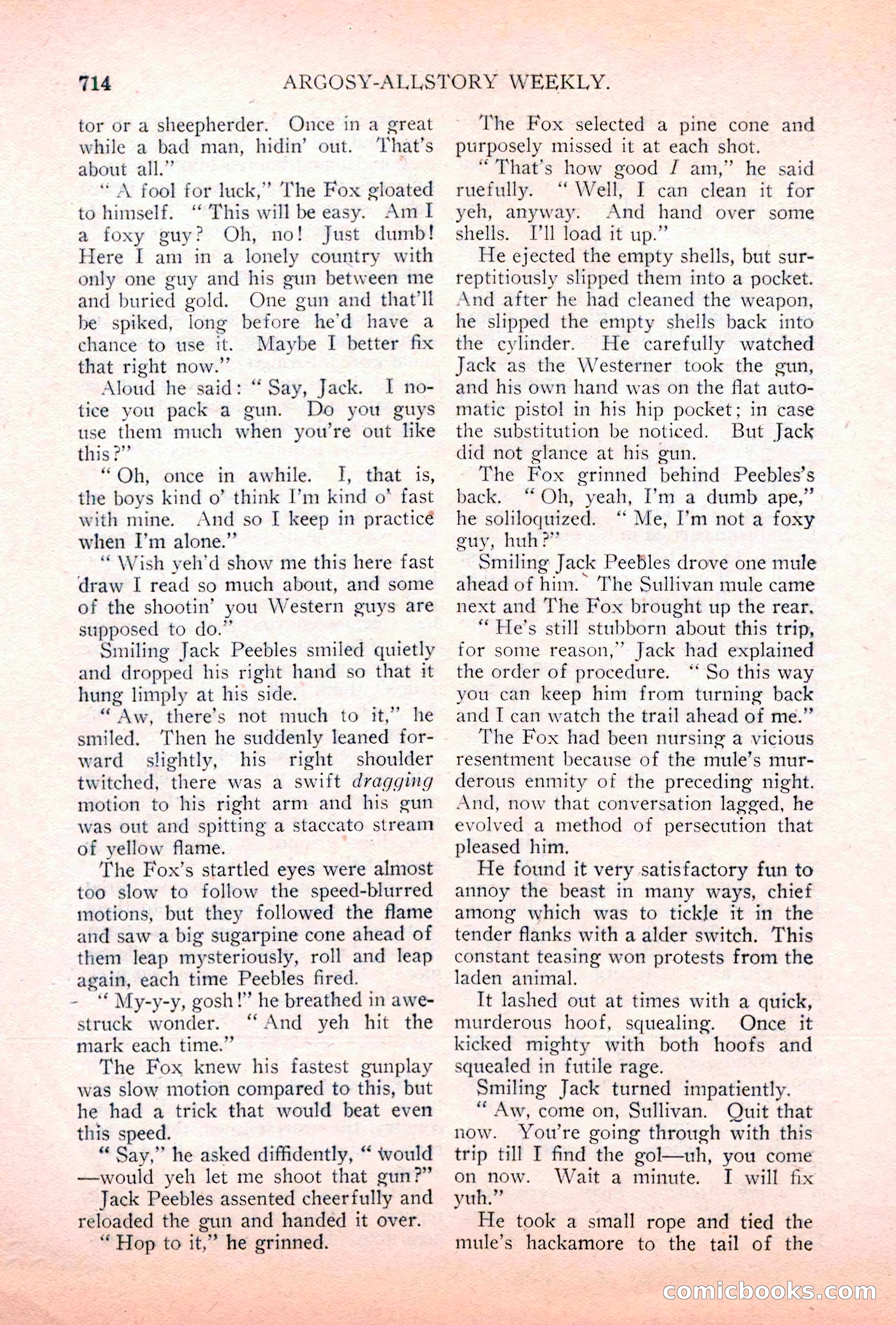 Argosy All-Story Weekly, May 5, 1928 — page 148 of 156