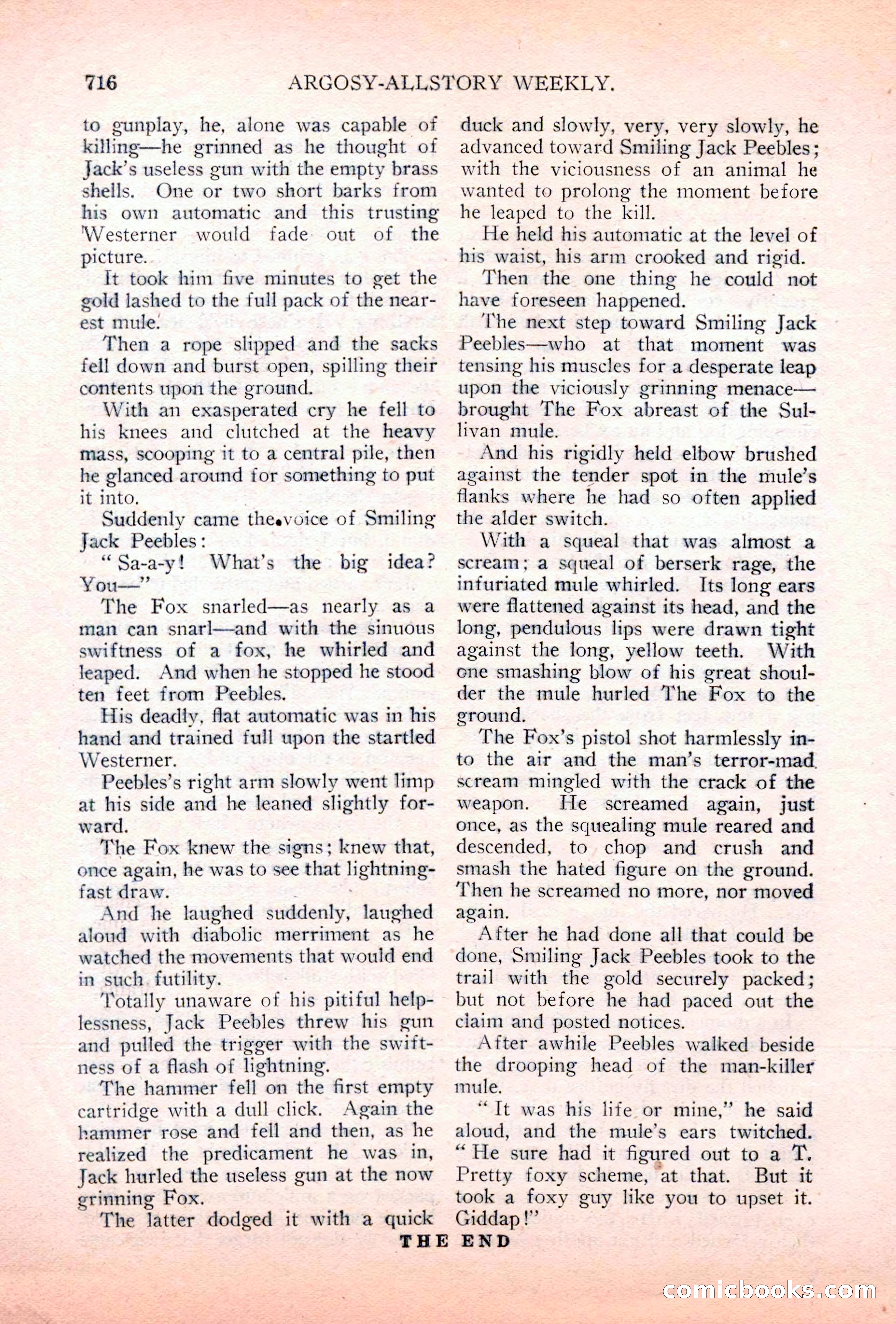 Argosy All-Story Weekly, May 5, 1928 — page 150 of 156