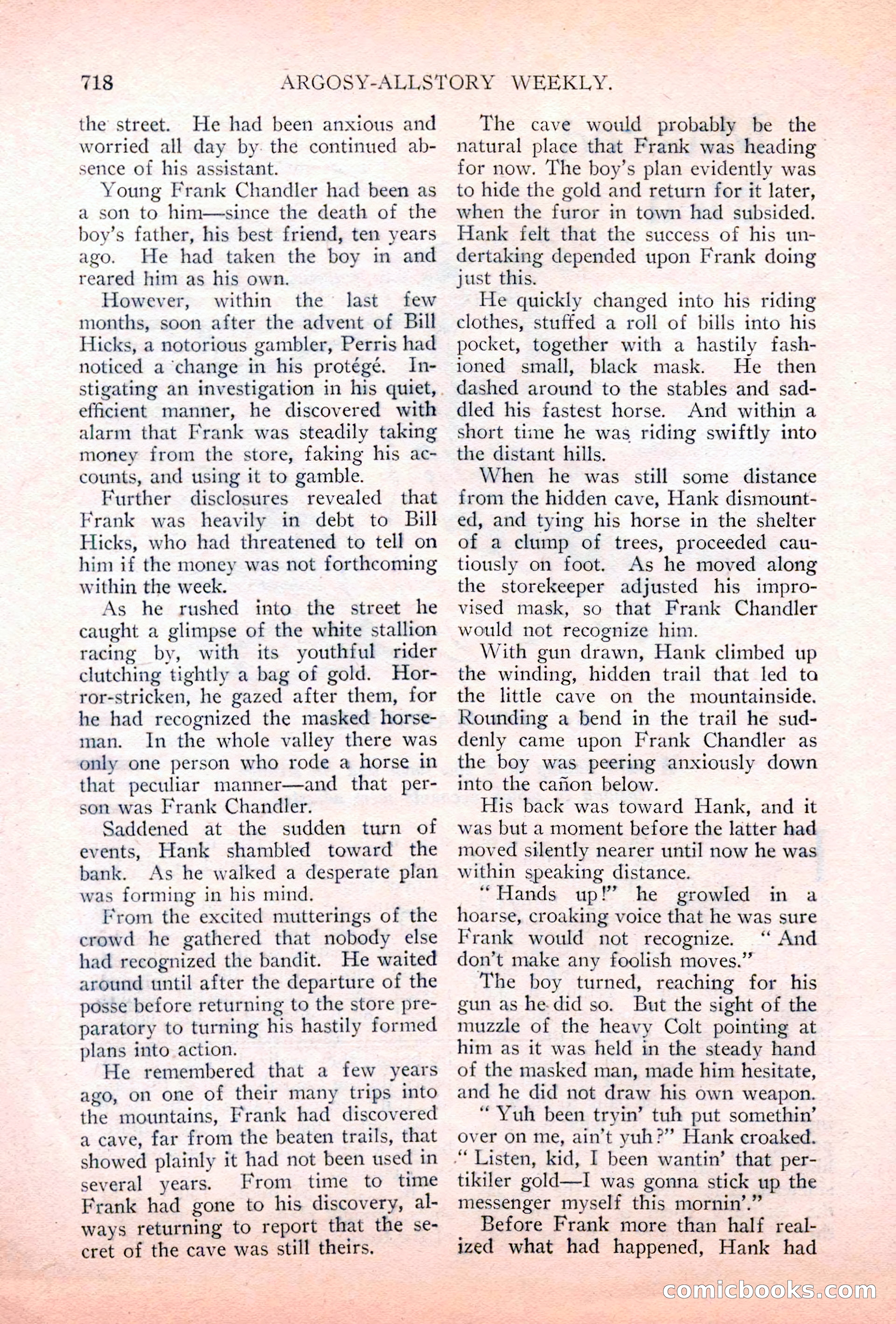 Argosy All-Story Weekly, May 5, 1928 — page 152 of 156