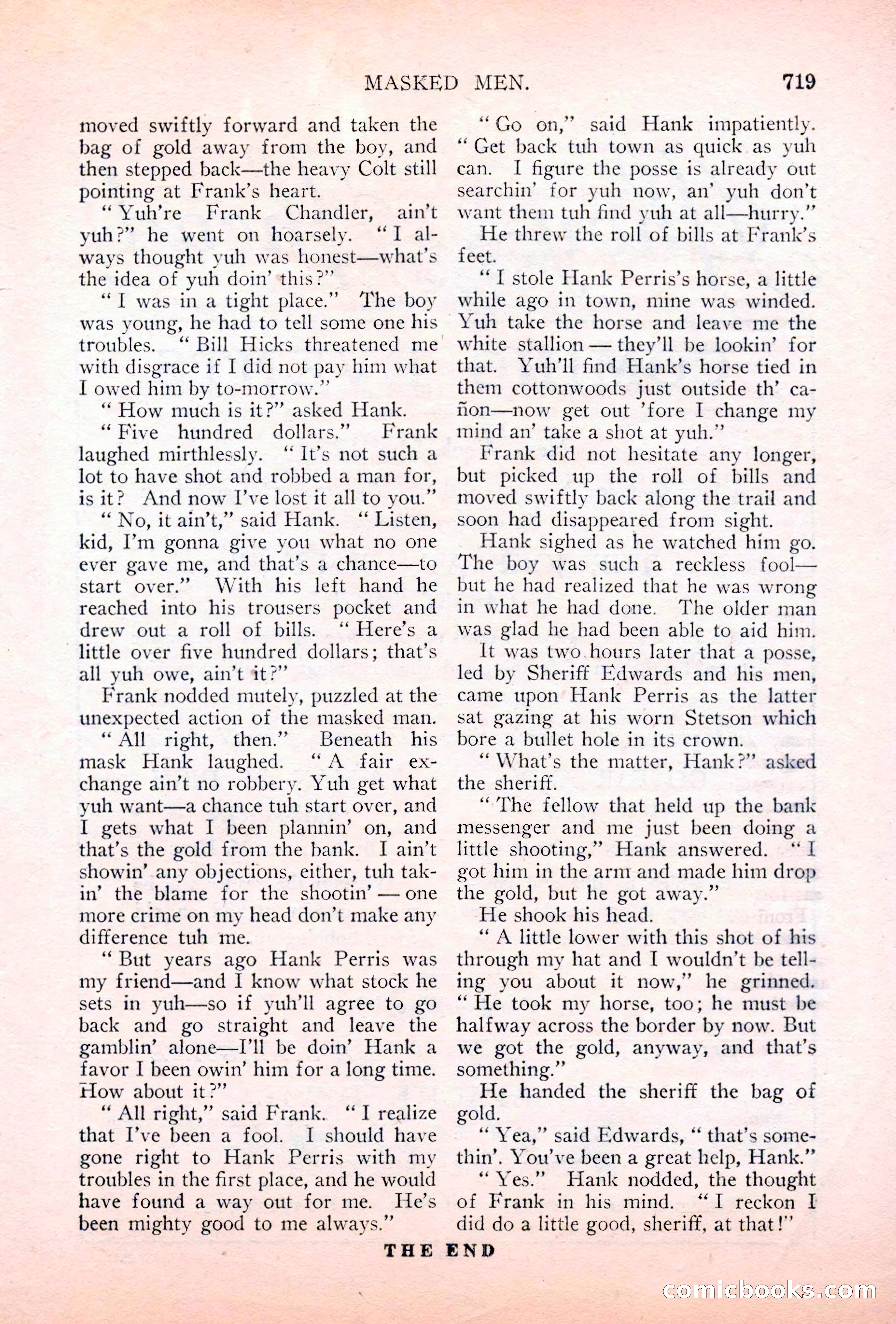 Argosy All-Story Weekly, May 5, 1928 — page 153 of 156