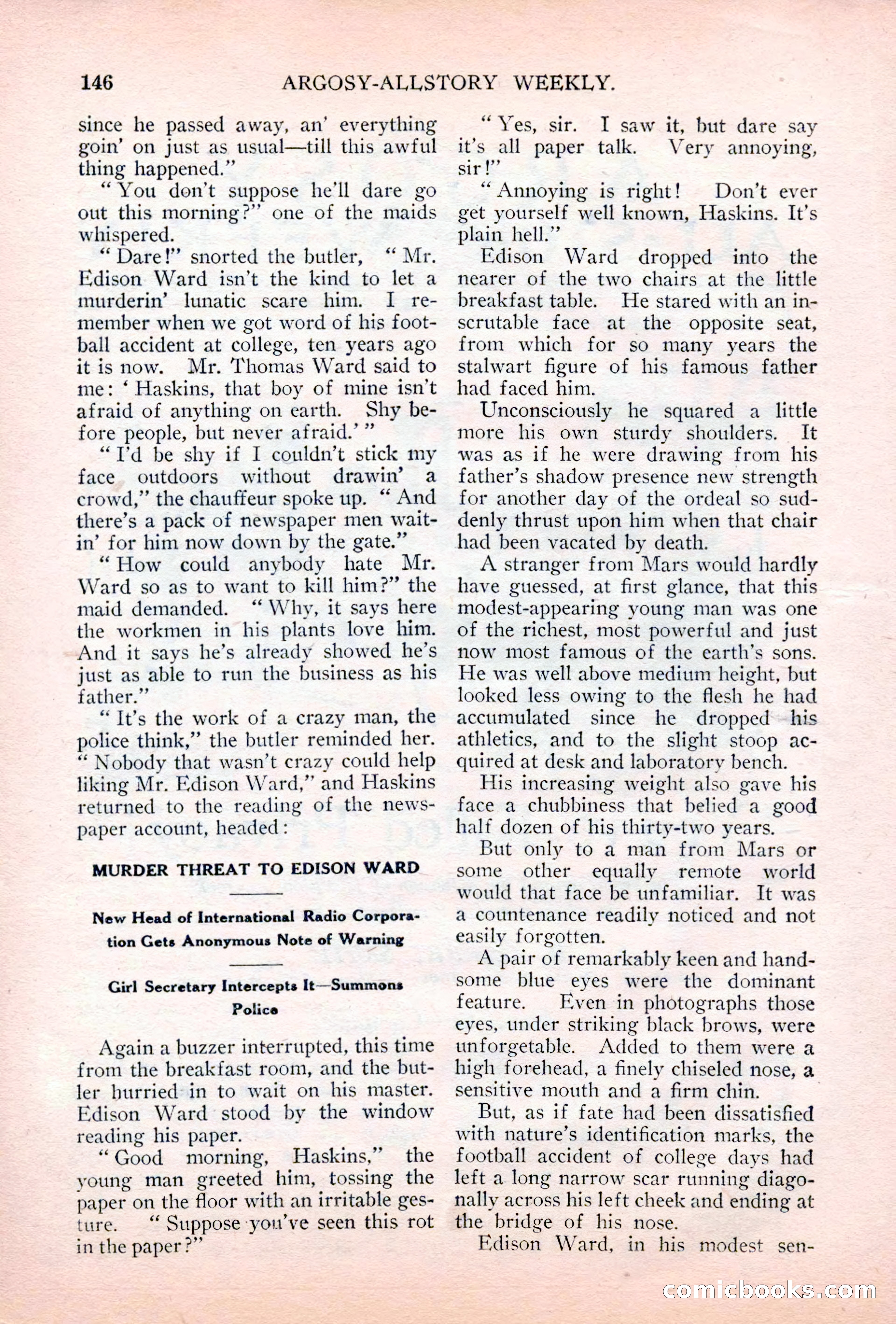 Argosy All-Story Weekly, July 7, 1928 — page 6 of 150