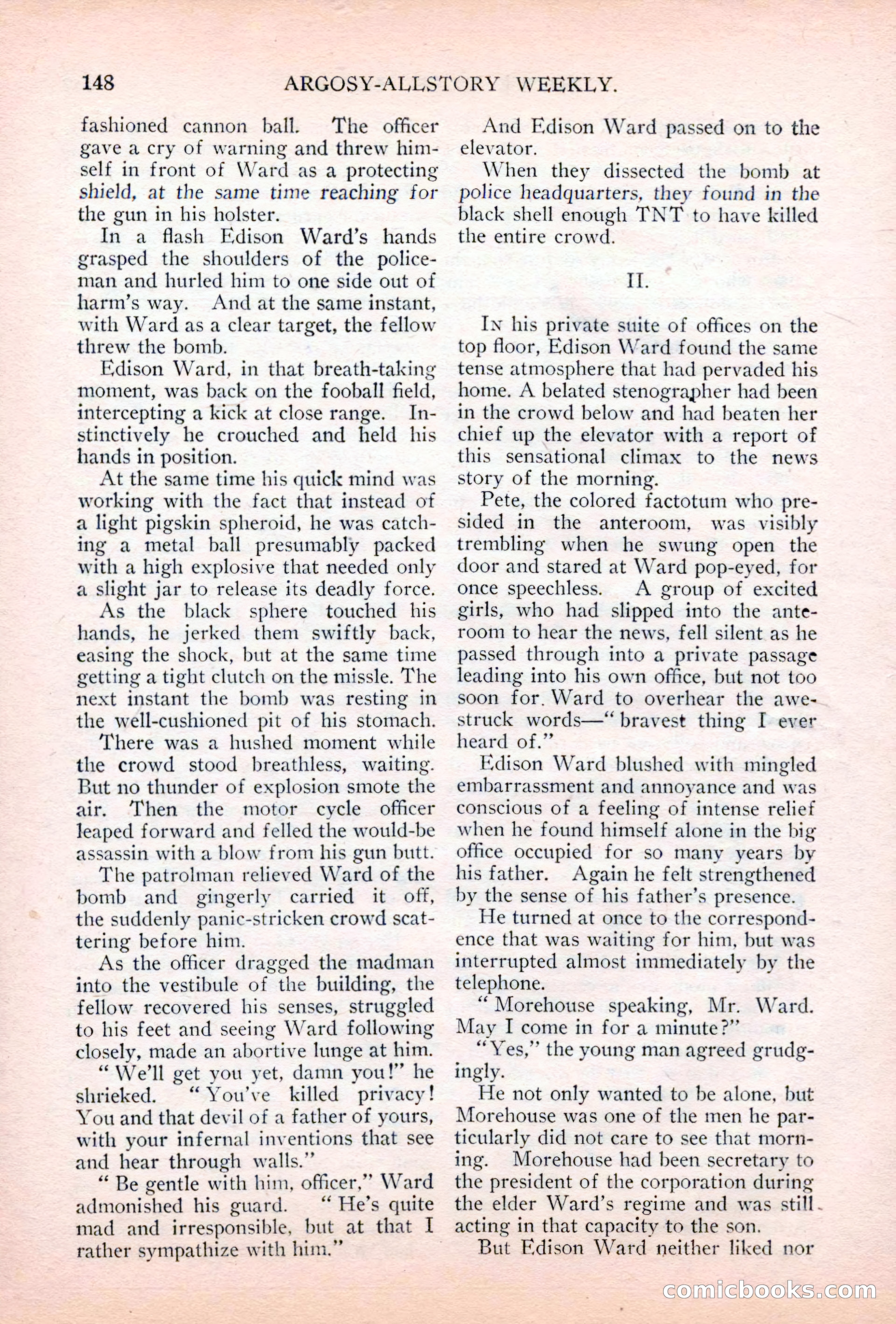 Argosy All-Story Weekly, July 7, 1928 — page 8 of 150