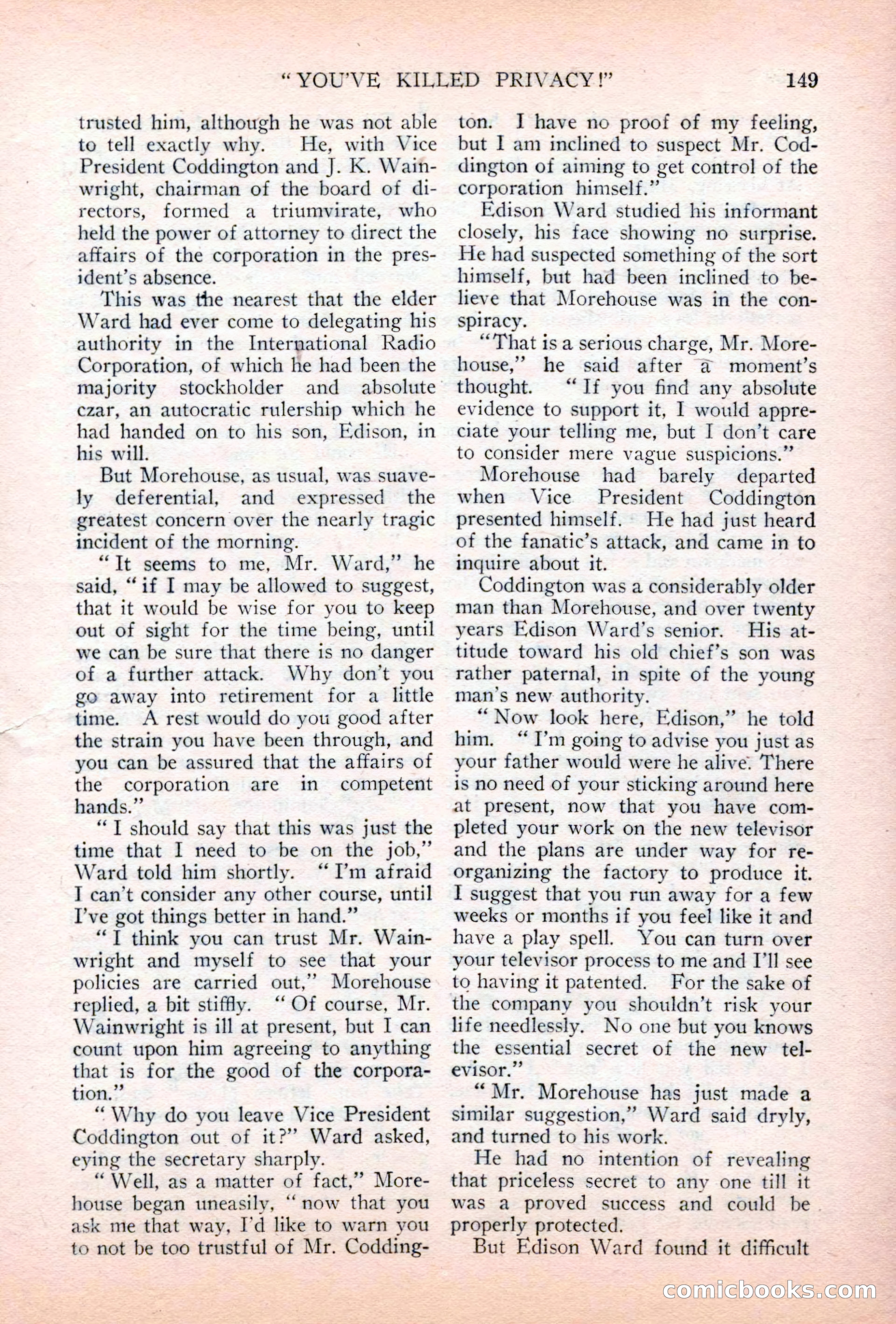 Argosy All-Story Weekly, July 7, 1928 — page 9 of 150