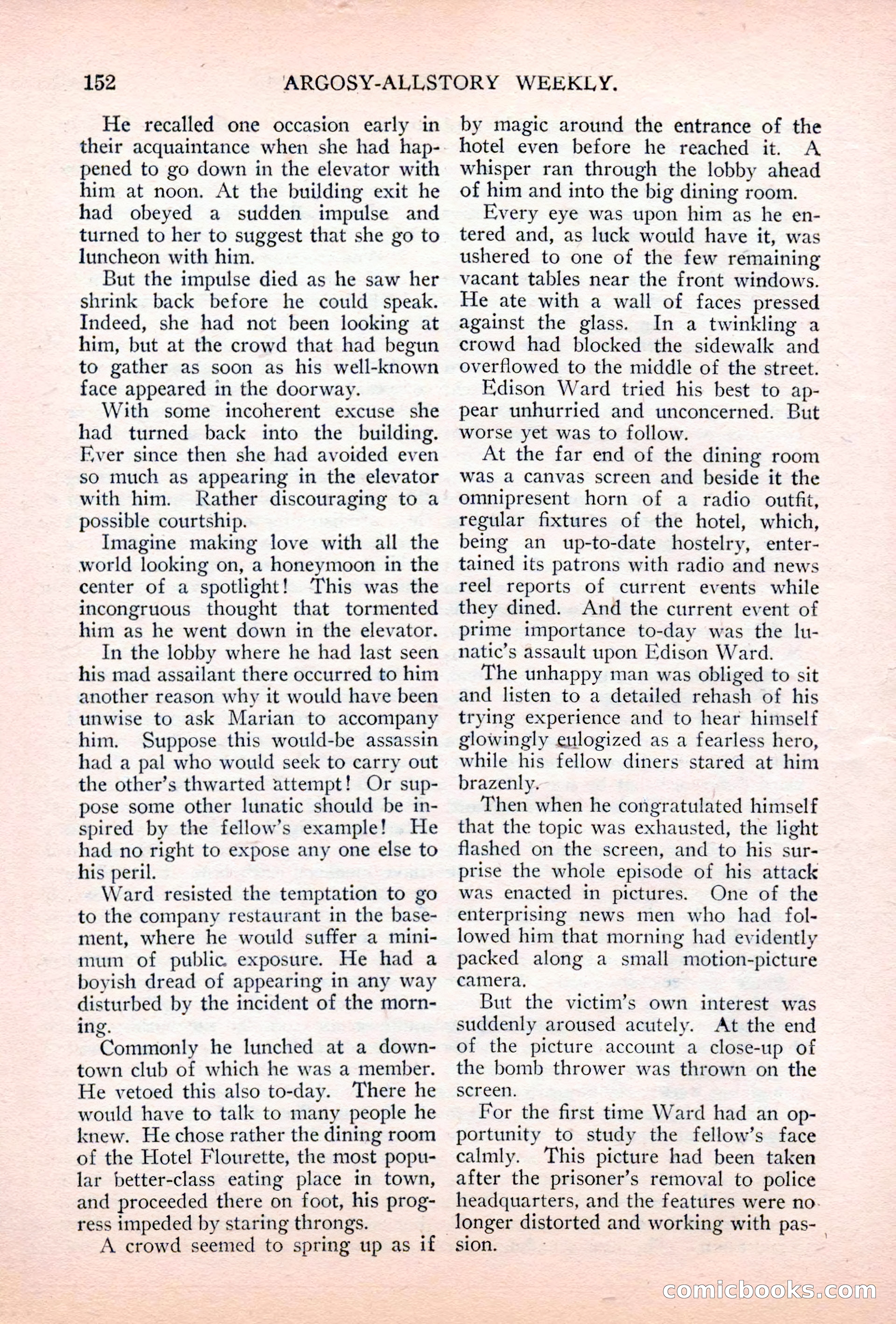 Argosy All-Story Weekly, July 7, 1928 — page 12 of 150