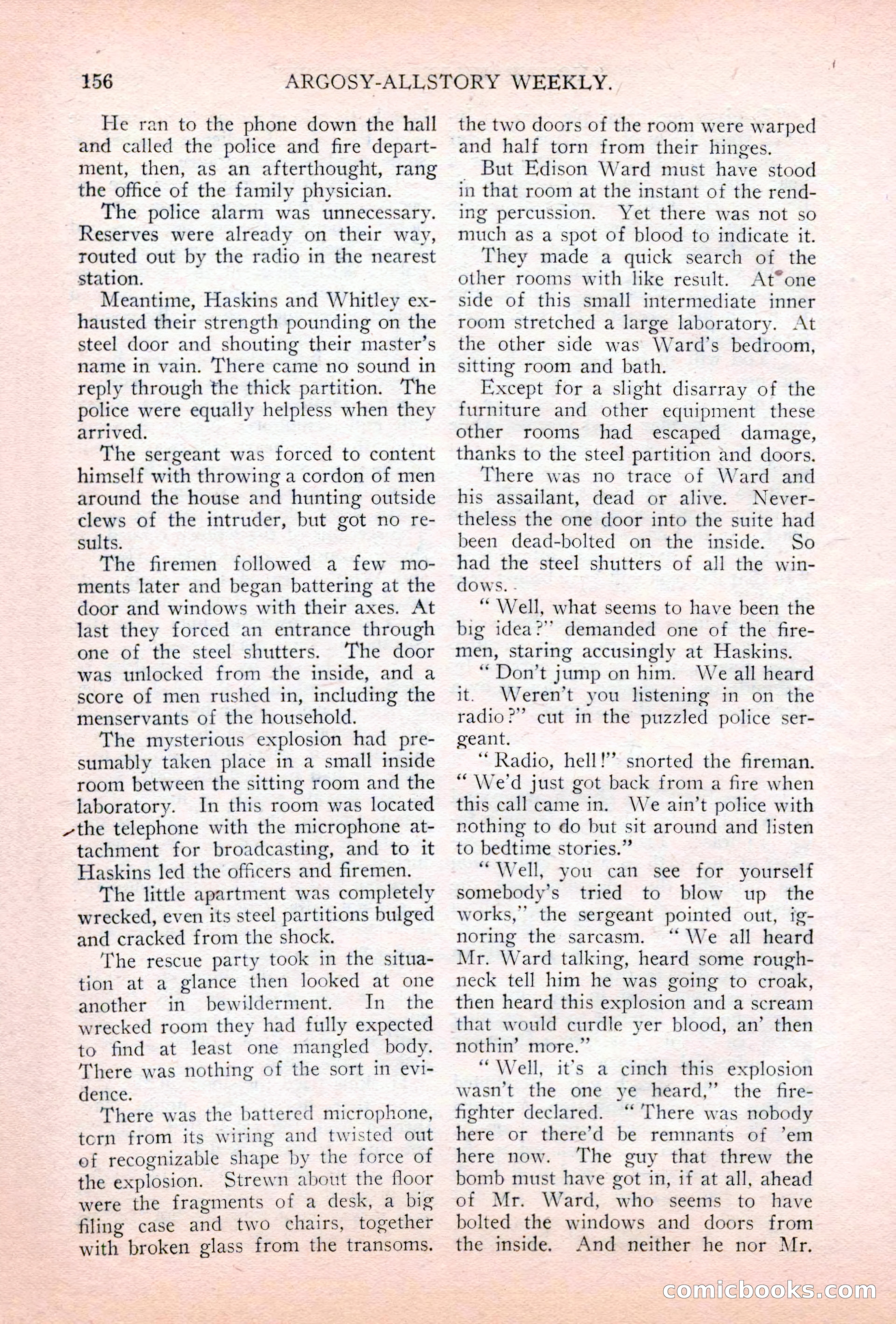 Argosy All-Story Weekly, July 7, 1928 — page 16 of 150