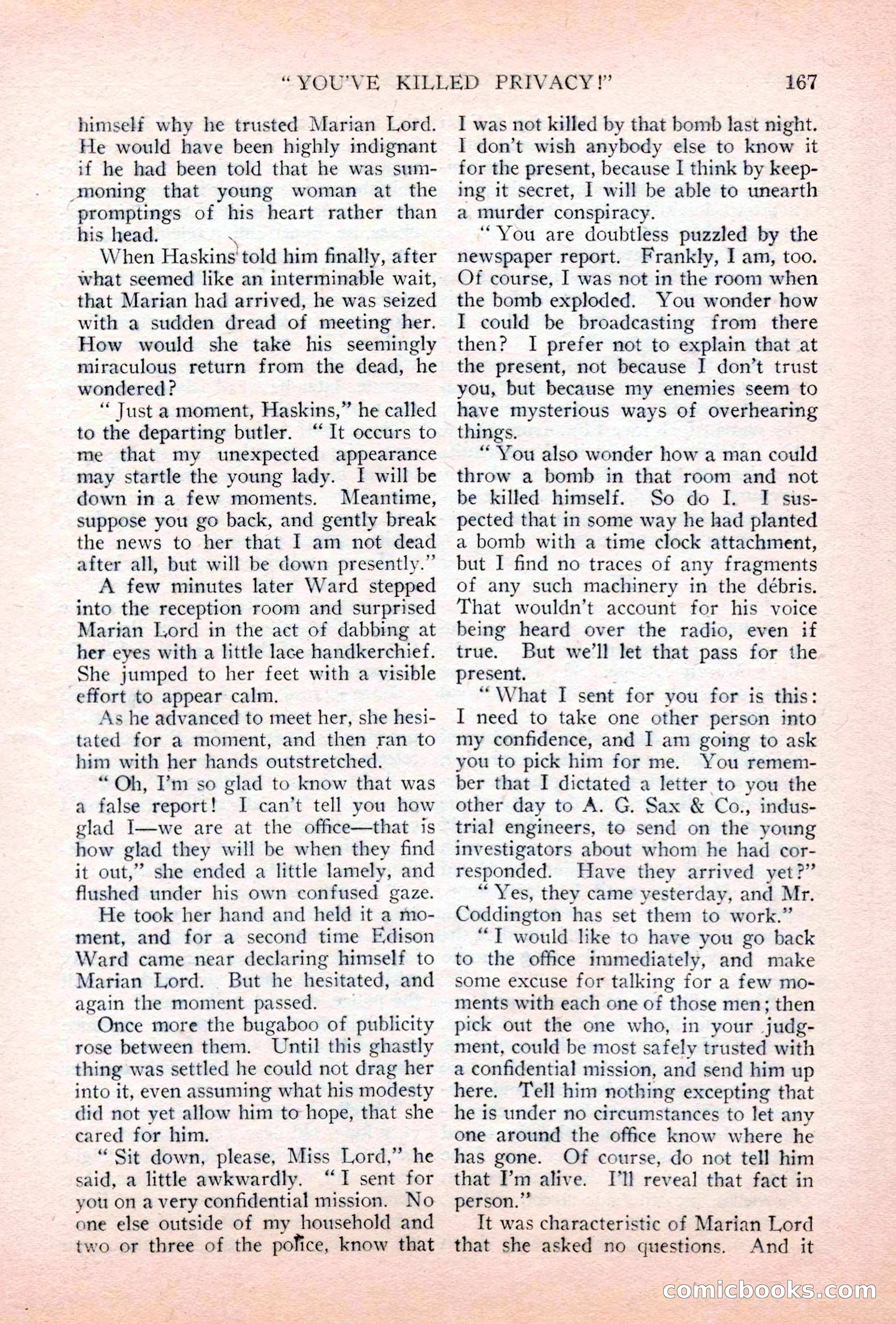 Argosy All-Story Weekly, July 7, 1928 — page 27 of 150
