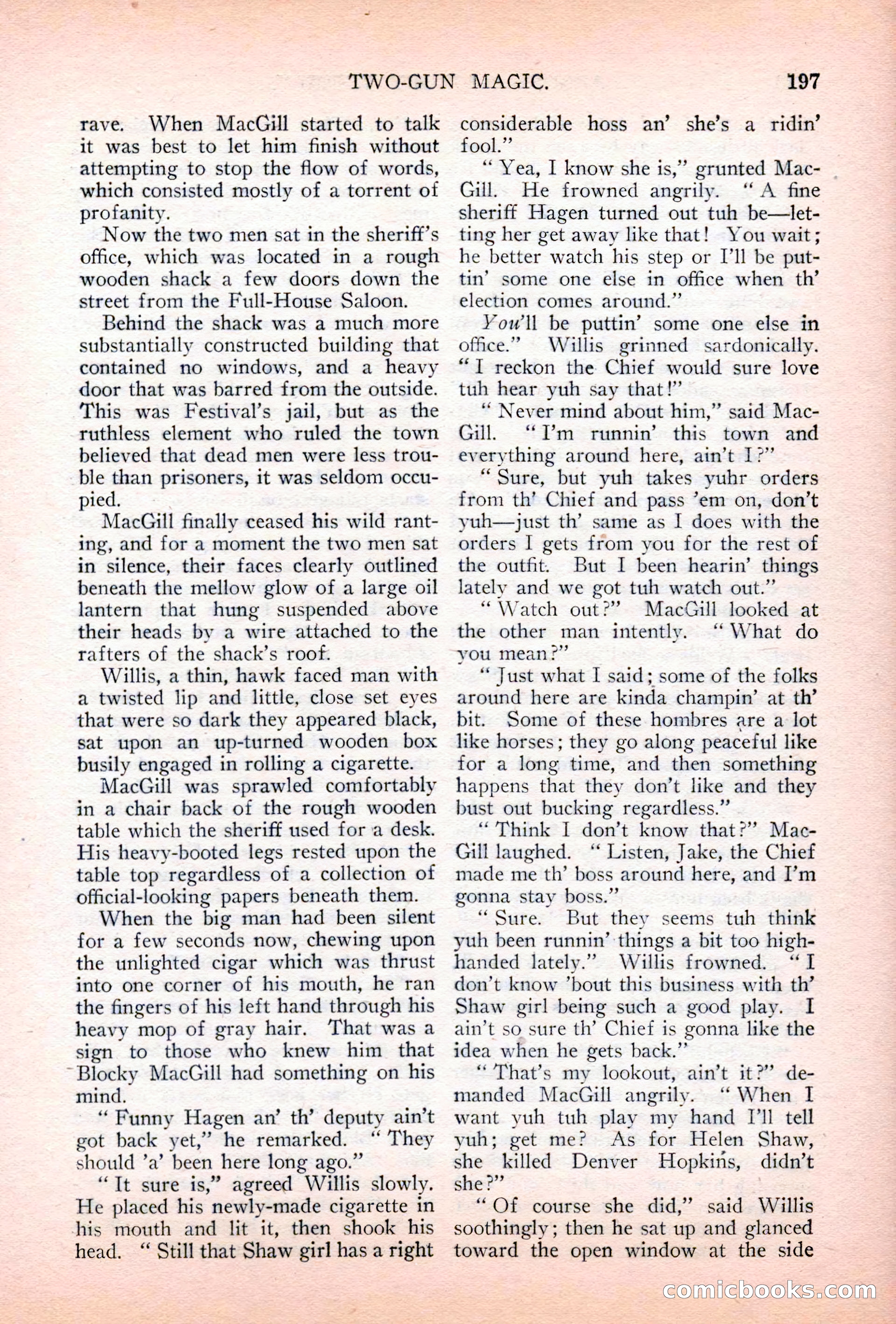Argosy All-Story Weekly, July 7, 1928 — page 57 of 150