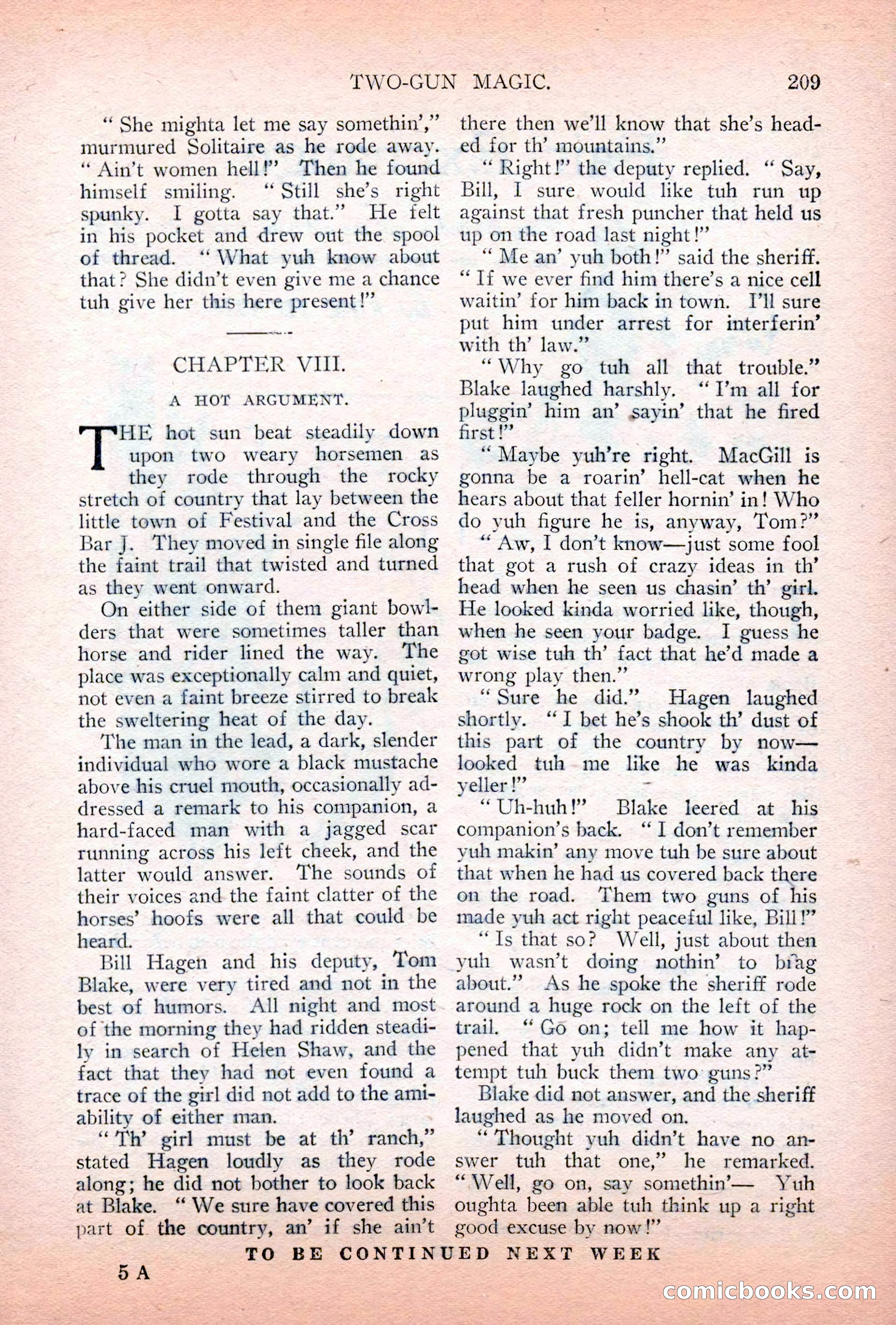 Argosy All-Story Weekly, July 7, 1928 — page 69 of 150