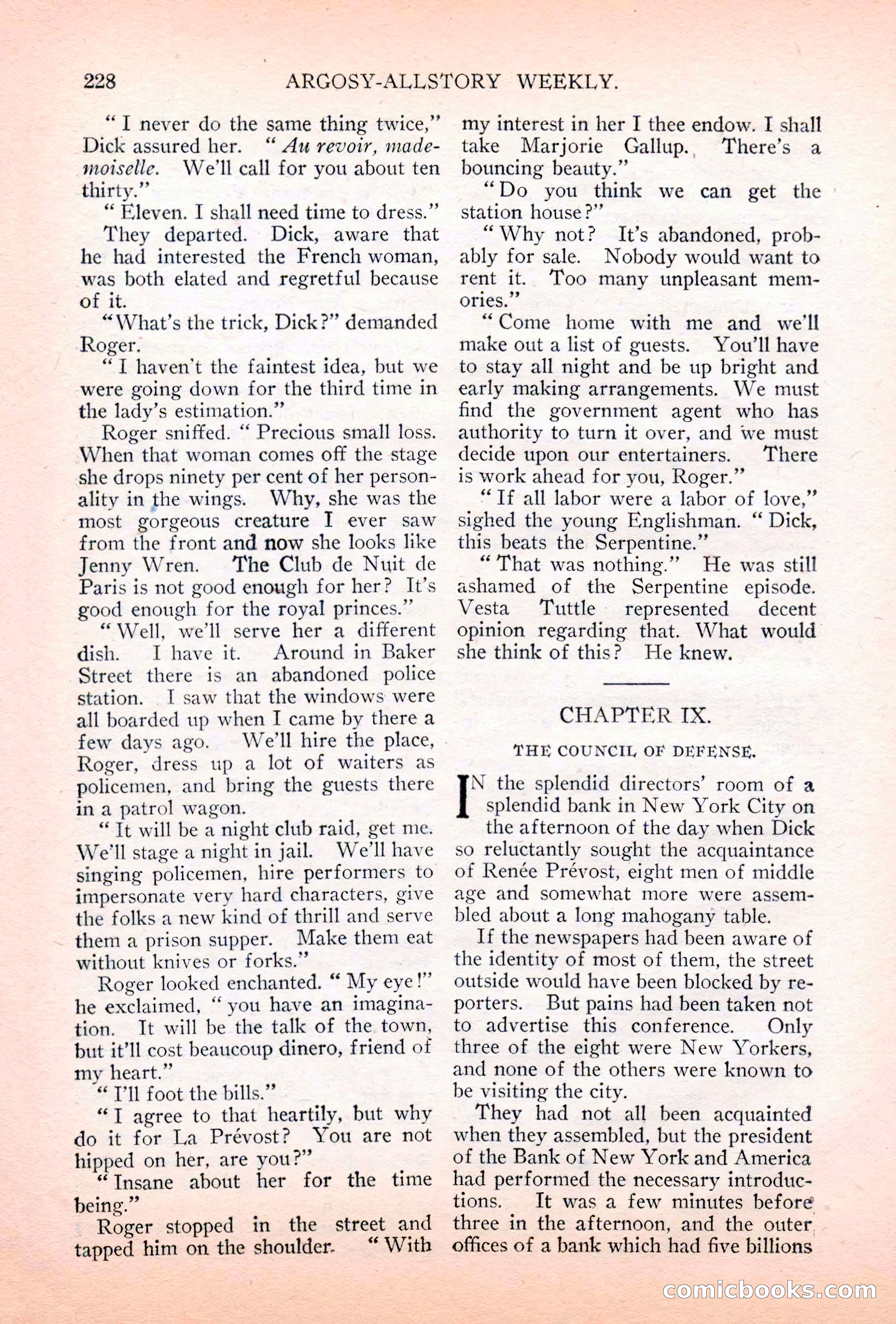 Argosy All-Story Weekly, July 7, 1928 — page 88 of 150