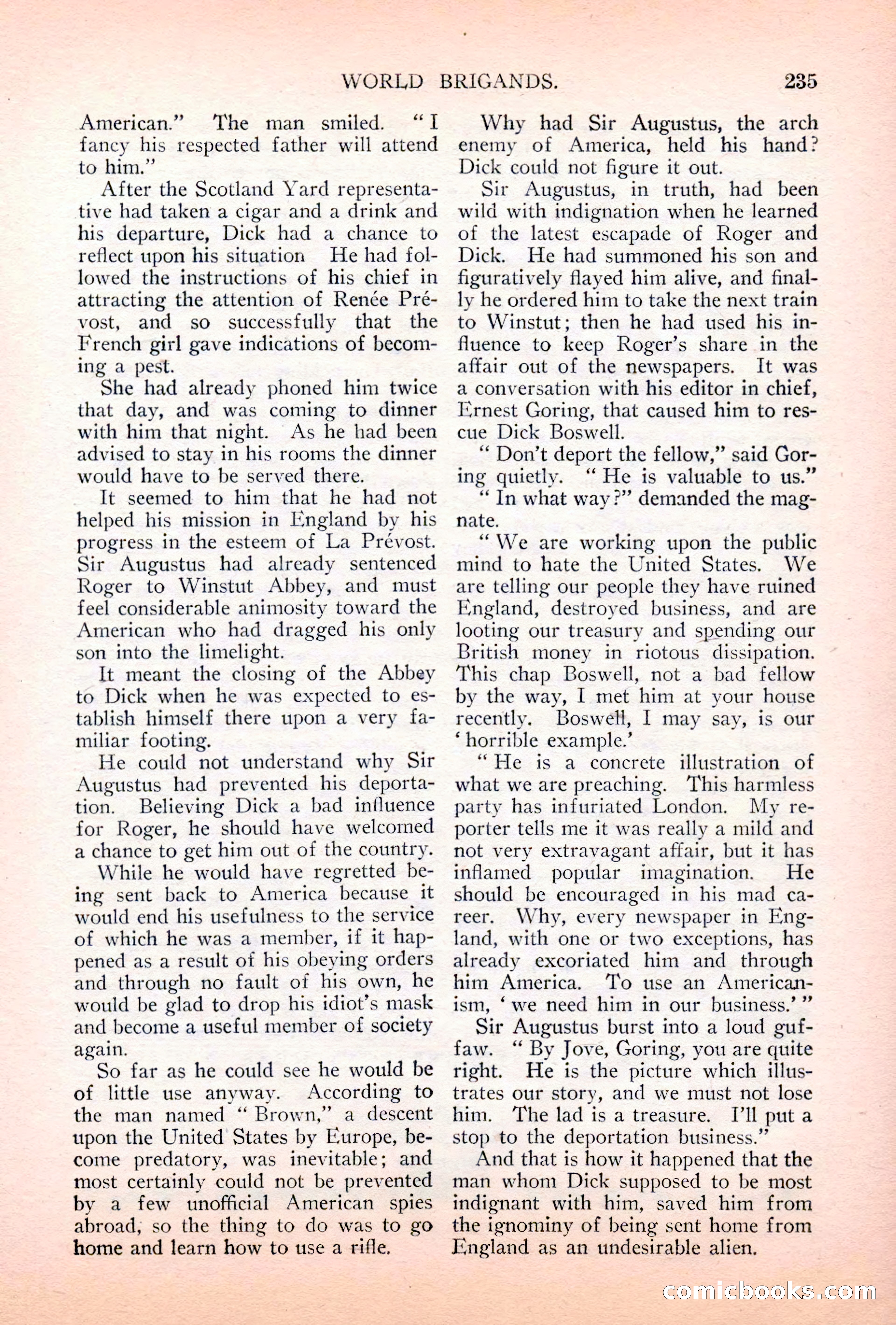 Argosy All-Story Weekly, July 7, 1928 — page 95 of 150