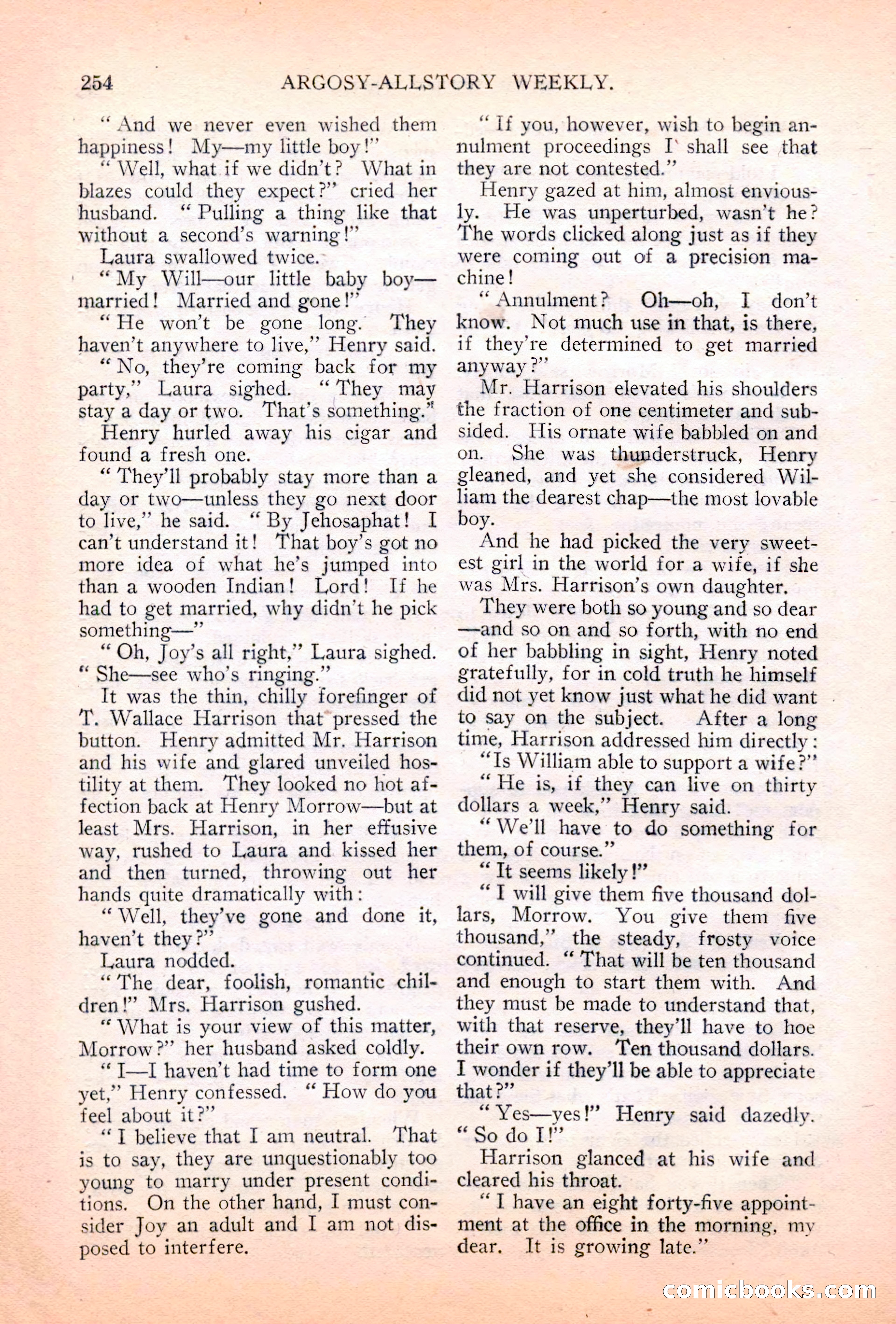 Argosy All-Story Weekly, July 7, 1928 — page 114 of 150