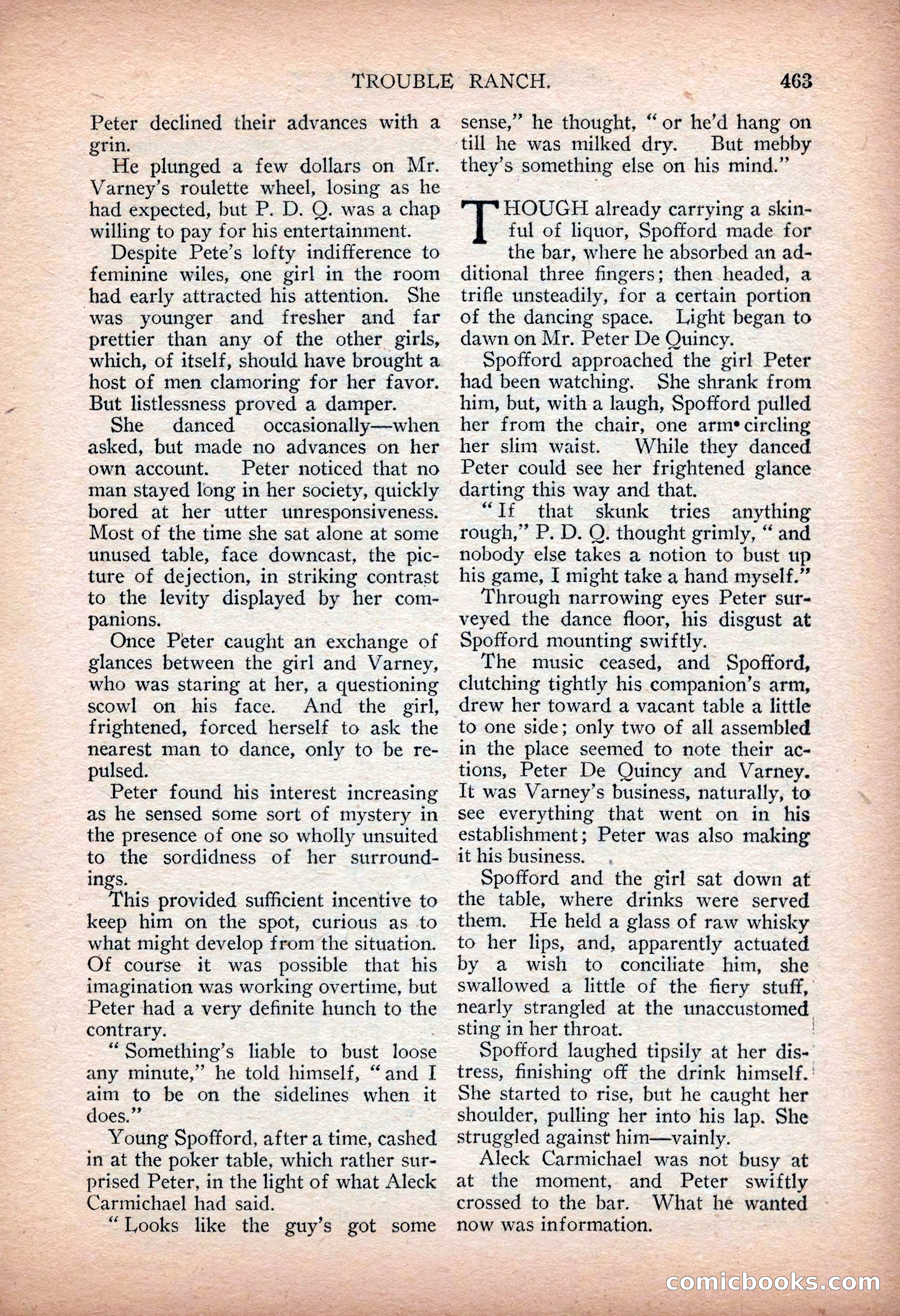 Argosy All-Story Weekly — "Sea Marauders" — page 41 of 156