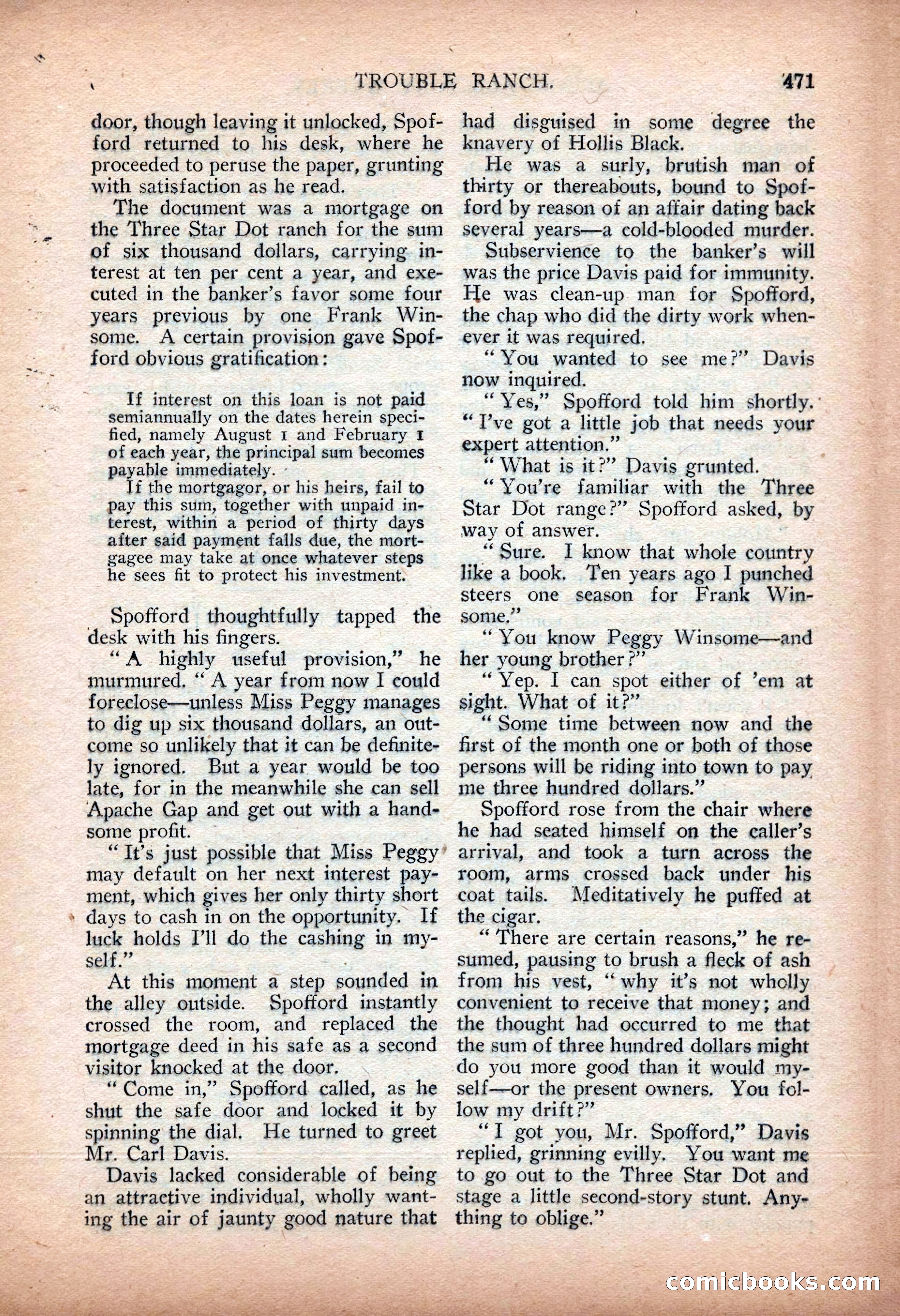 Argosy All-Story Weekly — "Sea Marauders" — page 49 of 156