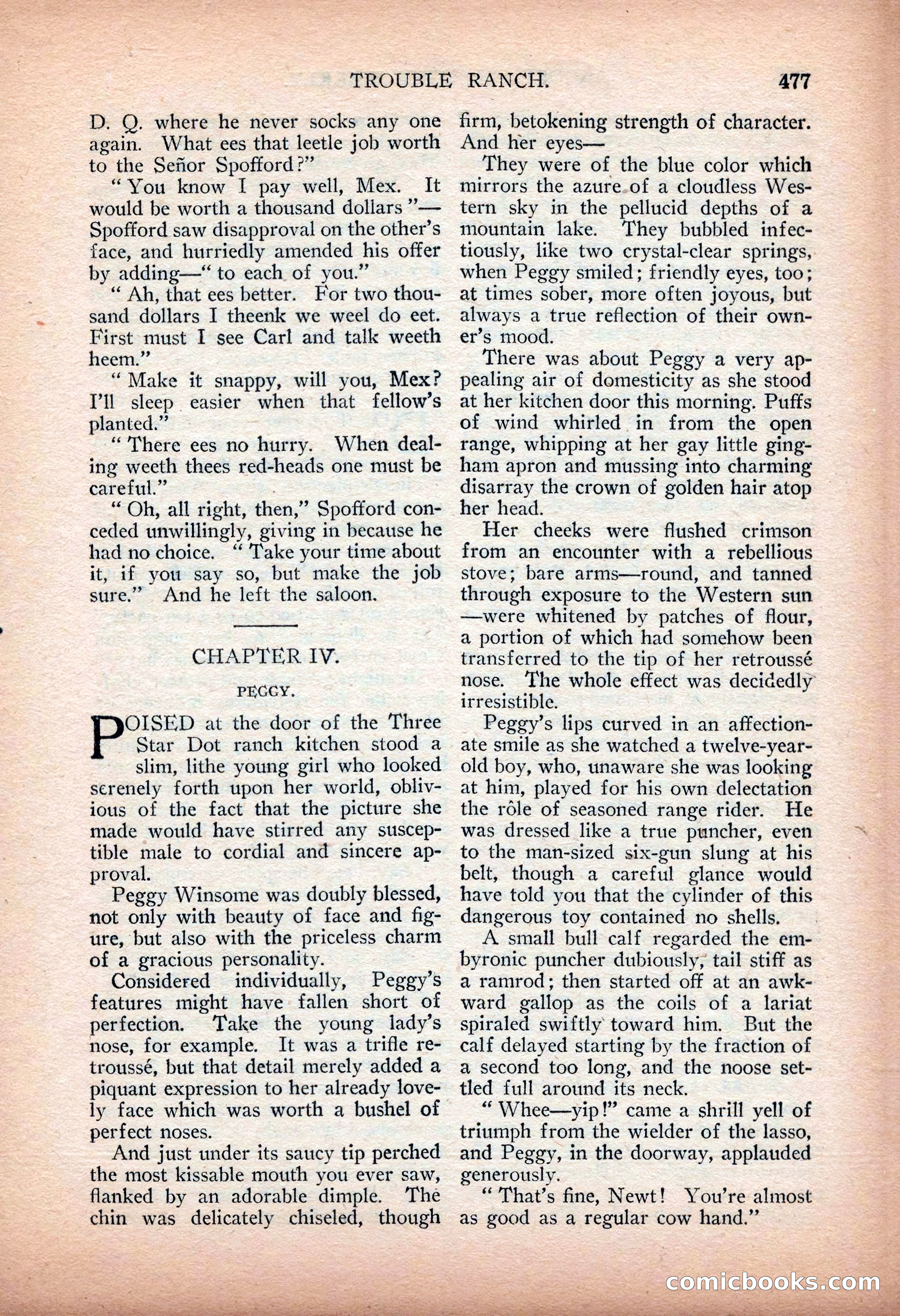 Argosy All-Story Weekly — "Sea Marauders" — page 55 of 156
