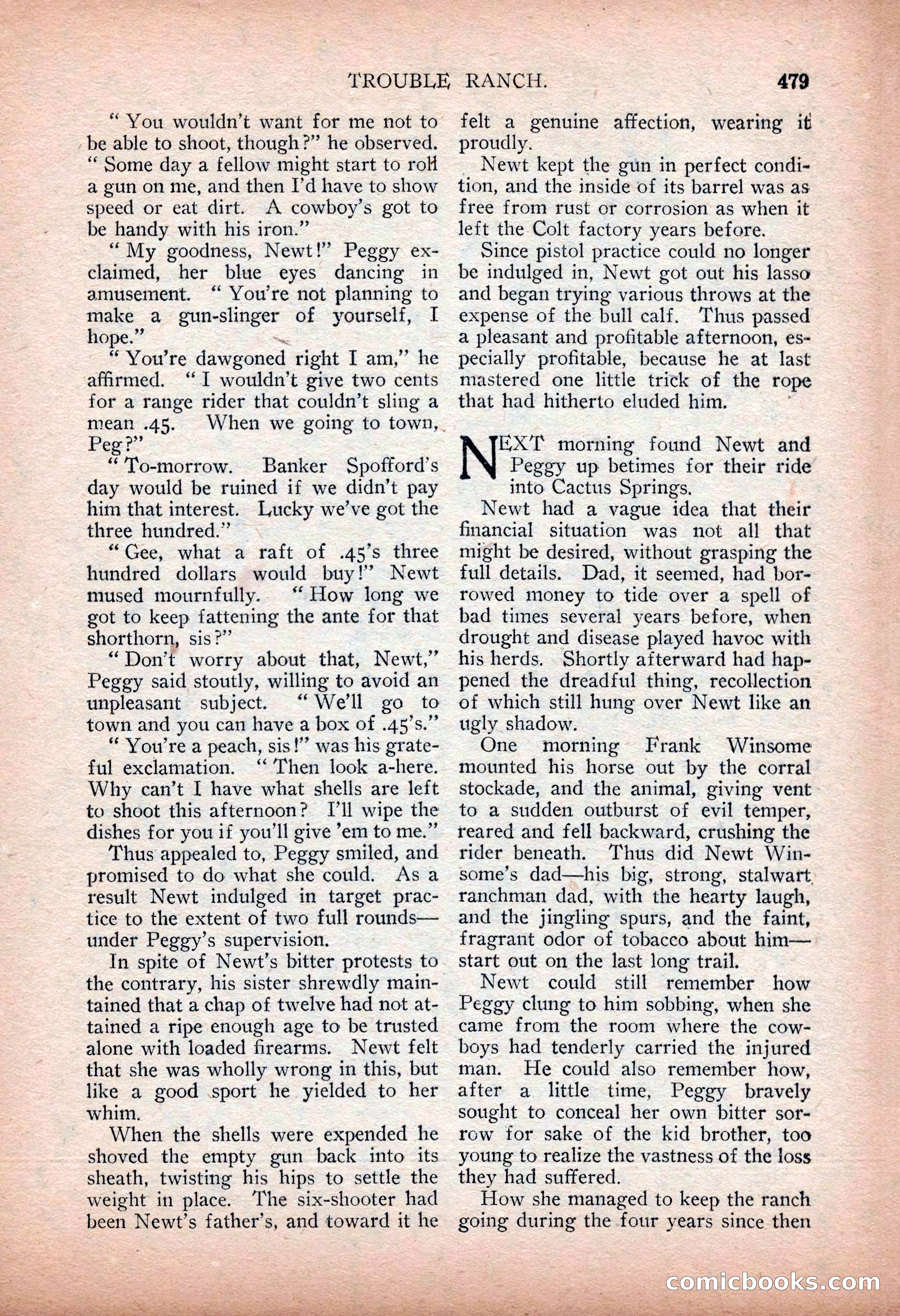 Argosy All-Story Weekly — "Sea Marauders" — page 57 of 156