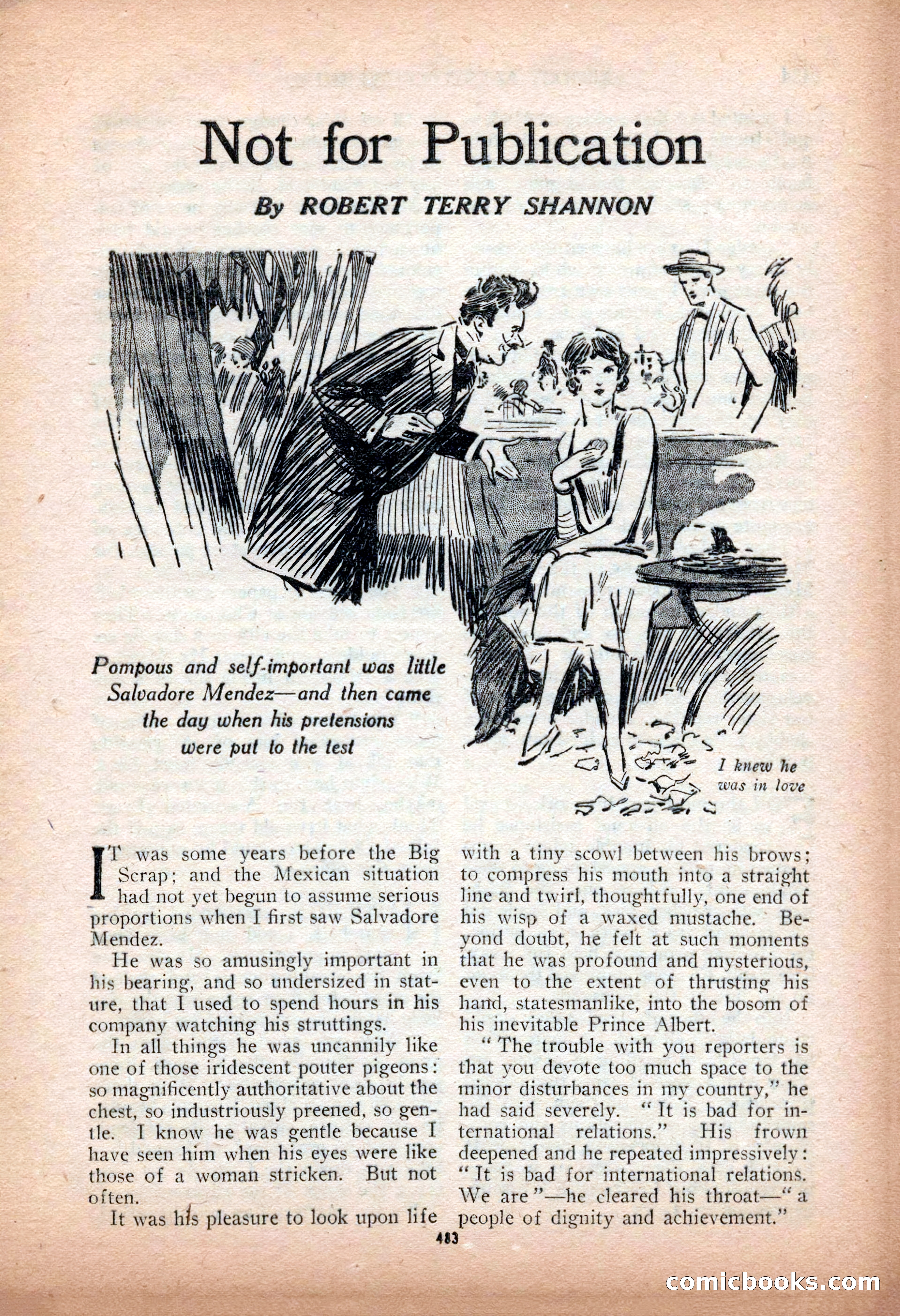 Argosy All-Story Weekly — "Sea Marauders" — page 61 of 156