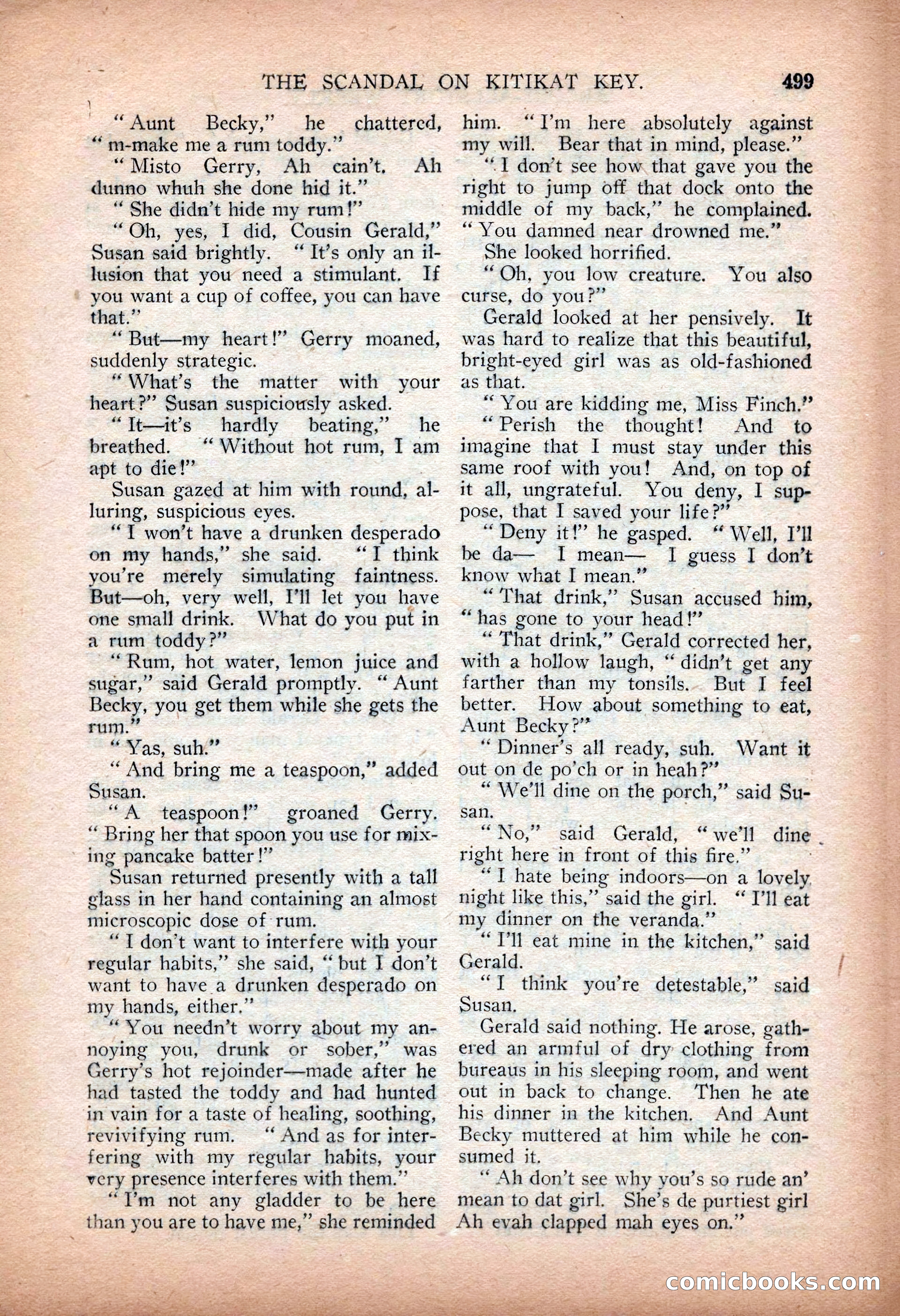 Argosy All-Story Weekly — "Sea Marauders" — page 77 of 156