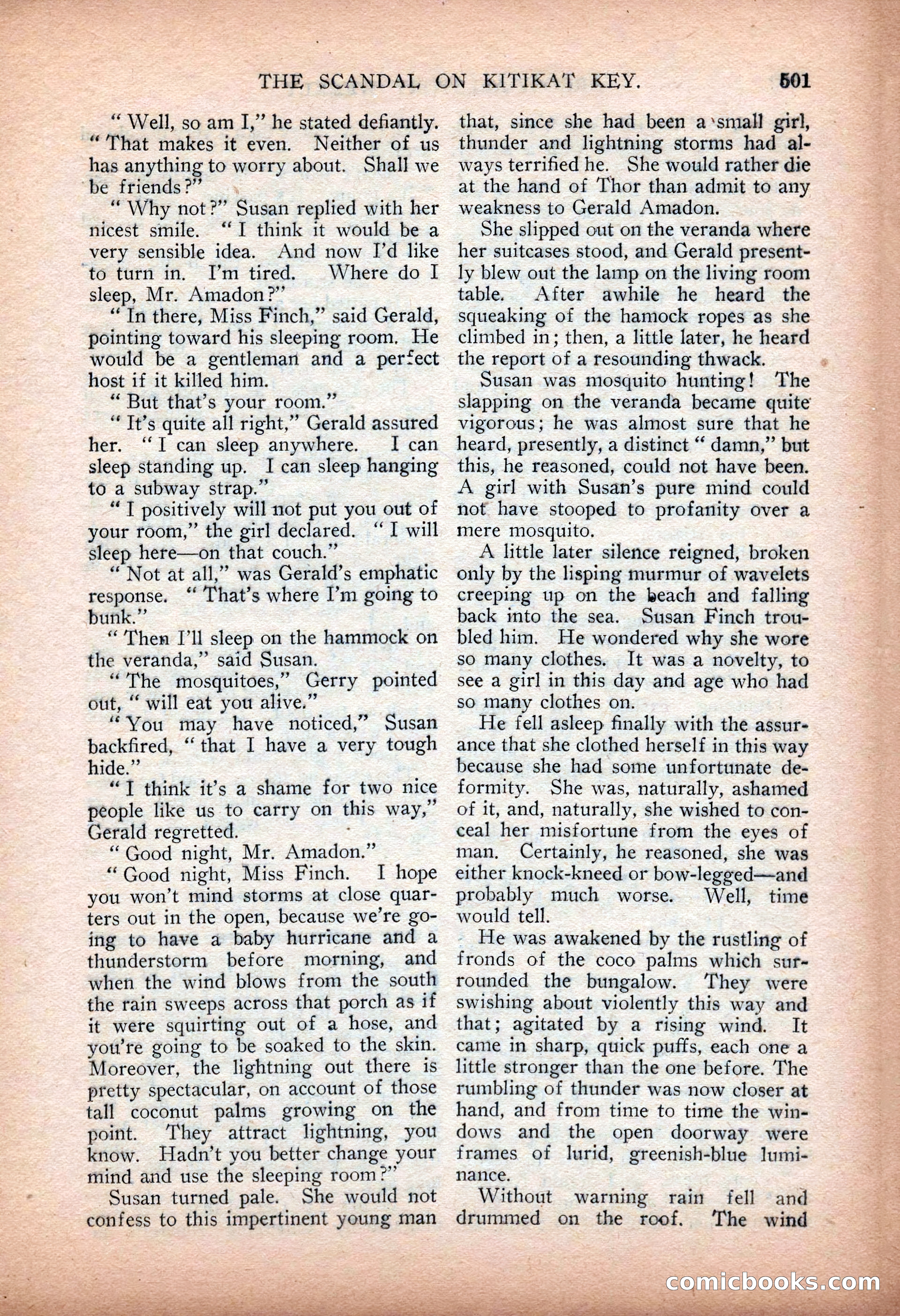 Argosy All-Story Weekly — "Sea Marauders" — page 79 of 156