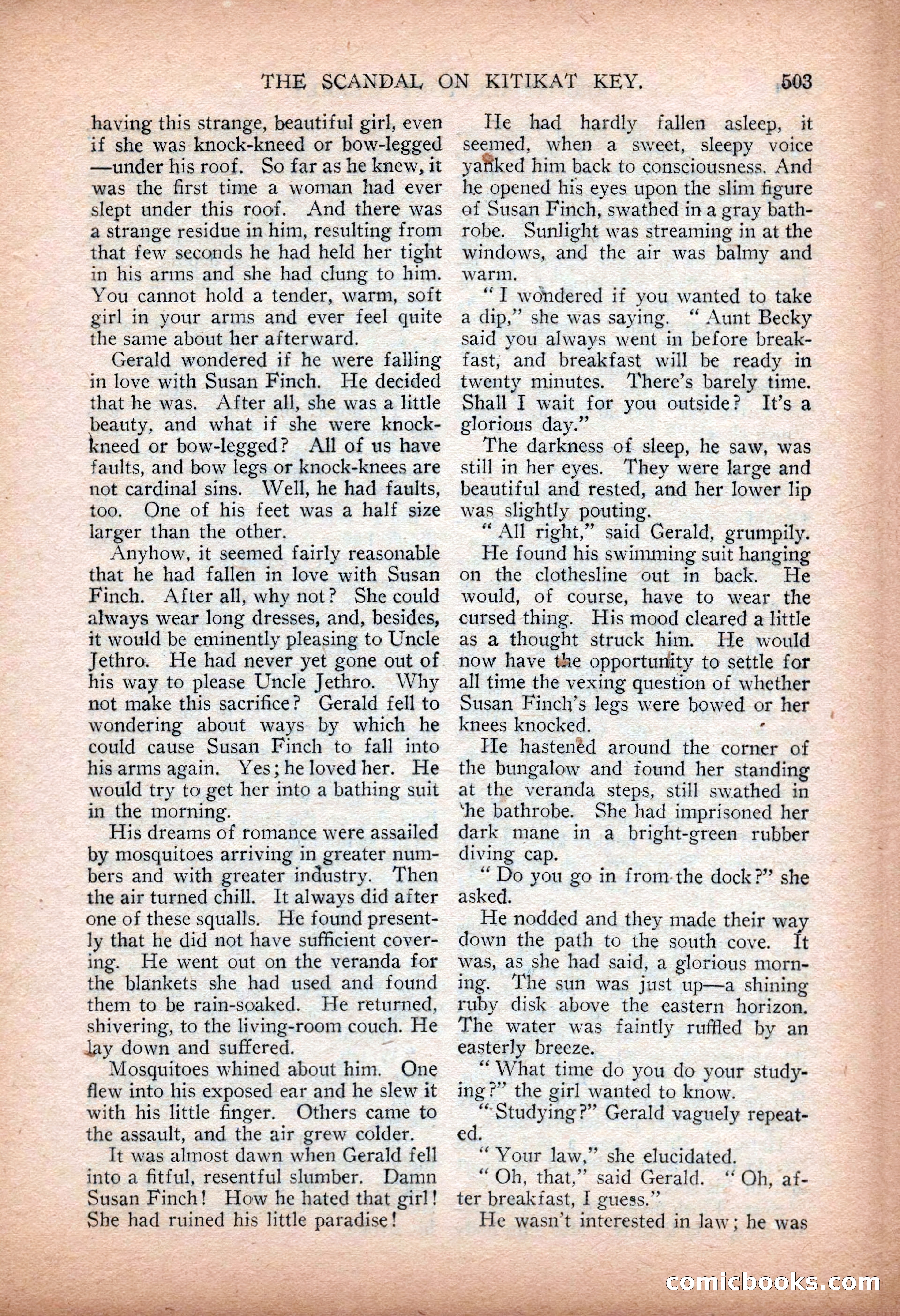 Argosy All-Story Weekly — "Sea Marauders" — page 81 of 156