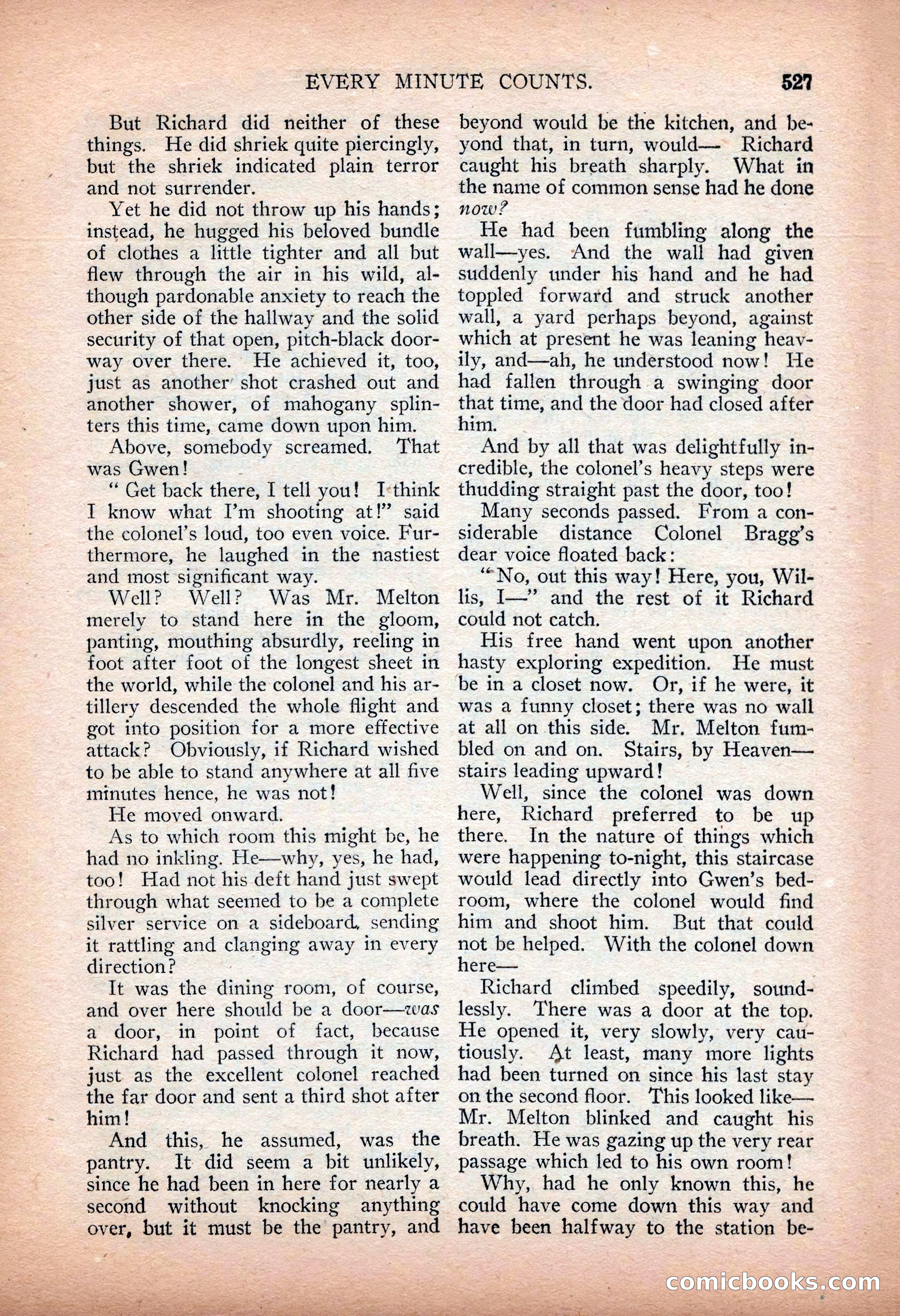 Argosy All-Story Weekly — "Sea Marauders" — page 105 of 156